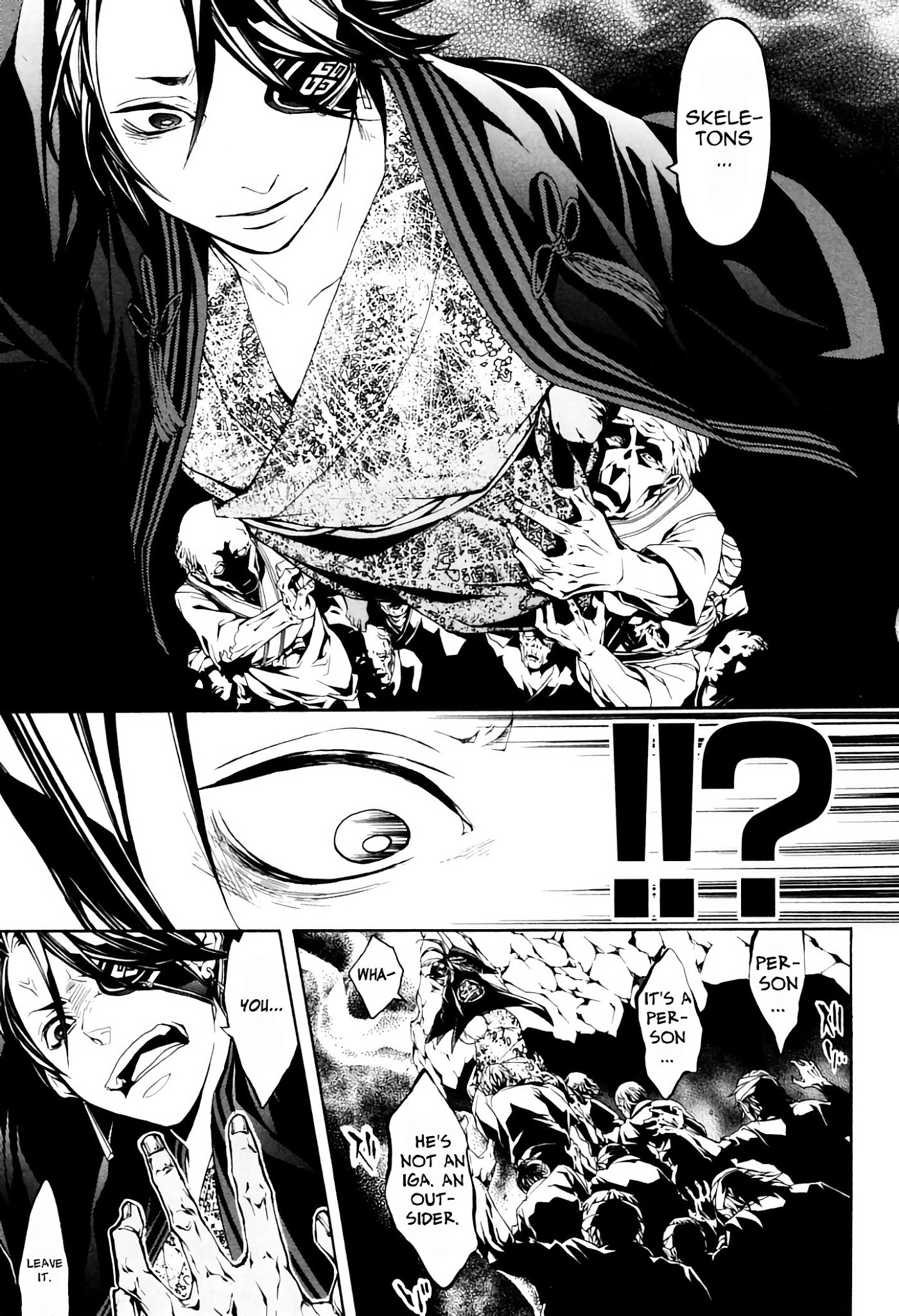 Rengoku ni Warau Chapter 36 page 18 - Chapter 36: The Being from Purgatory, Standing in Iga