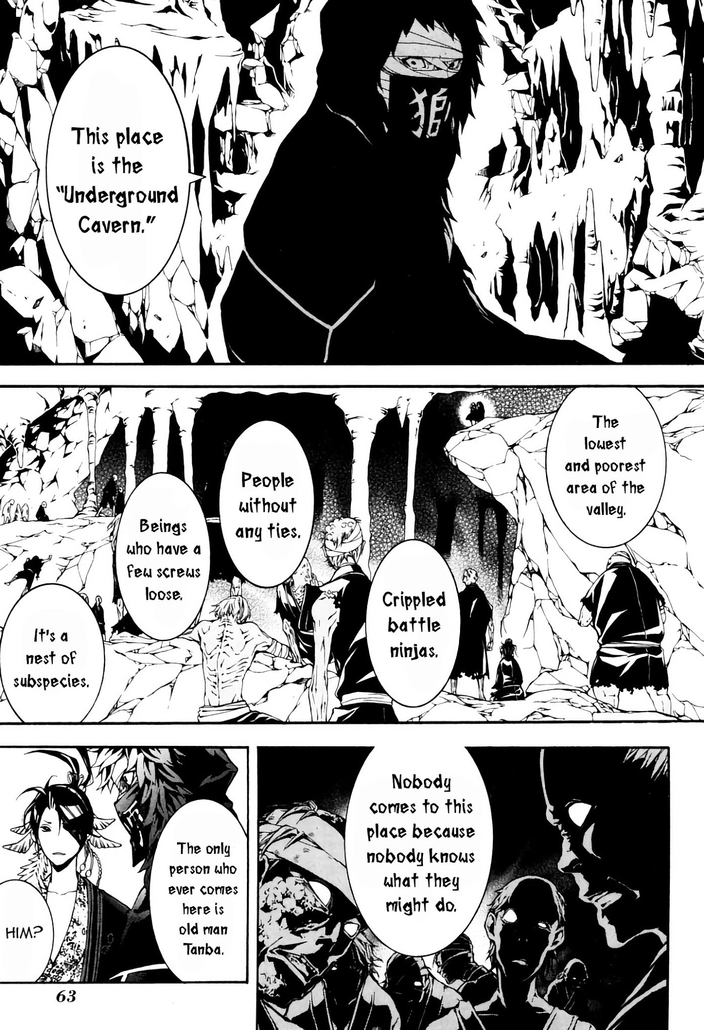 Rengoku ni Warau Chapter 36 page 22 - Chapter 36: The Being from Purgatory, Standing in Iga