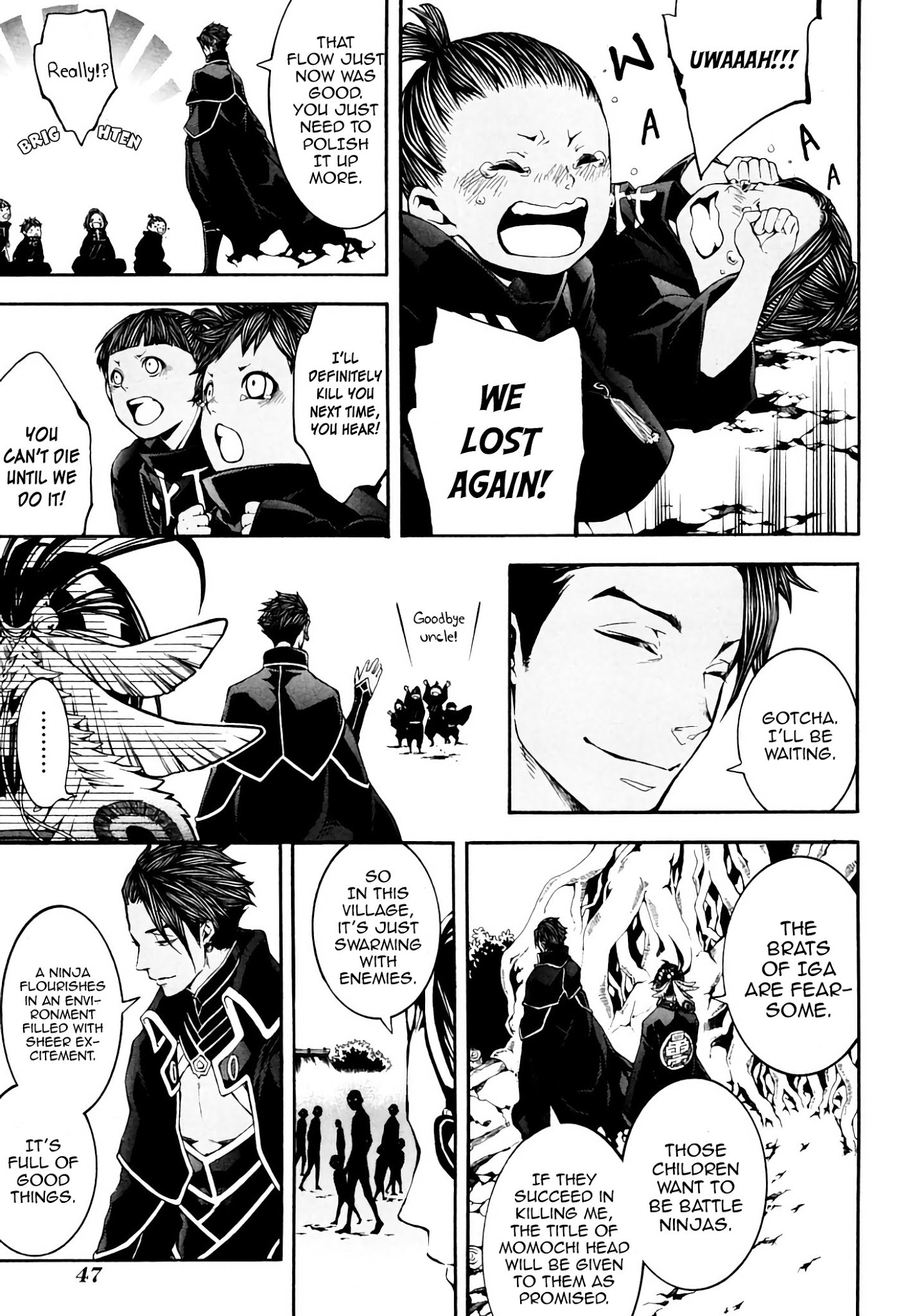 Rengoku ni Warau Chapter 36 page 6 - Chapter 36: The Being from Purgatory, Standing in Iga