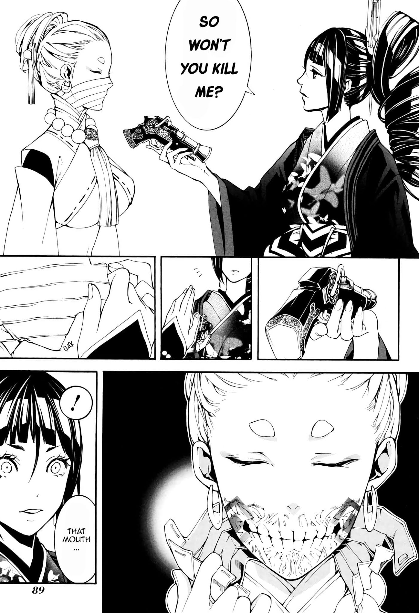 Rengoku ni Warau Chapter 37 page 23 - Chapter 37: The Beauties, Forming a Coalition for Death