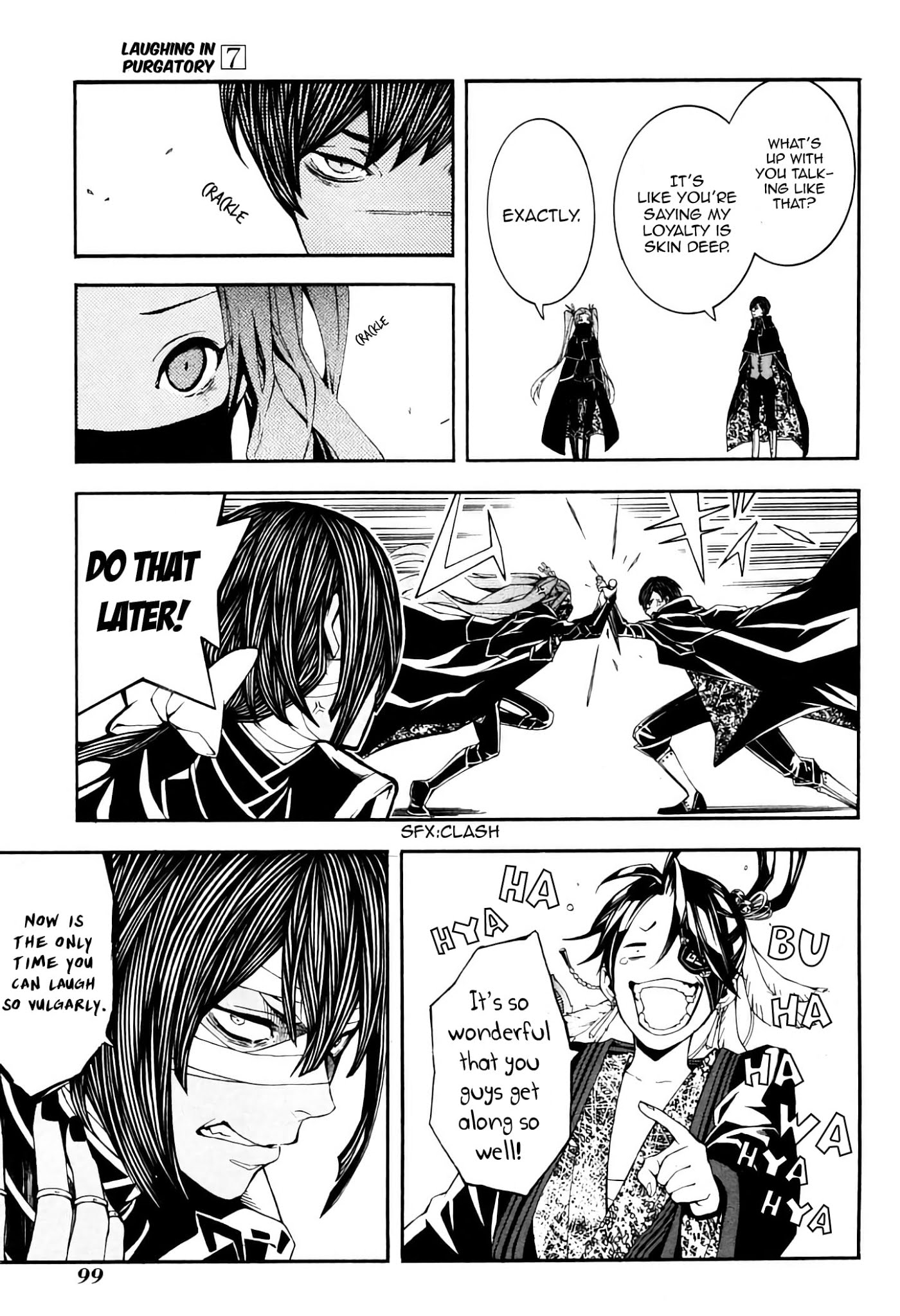 Rengoku ni Warau Chapter 37 page 33 - Chapter 37: The Beauties, Forming a Coalition for Death