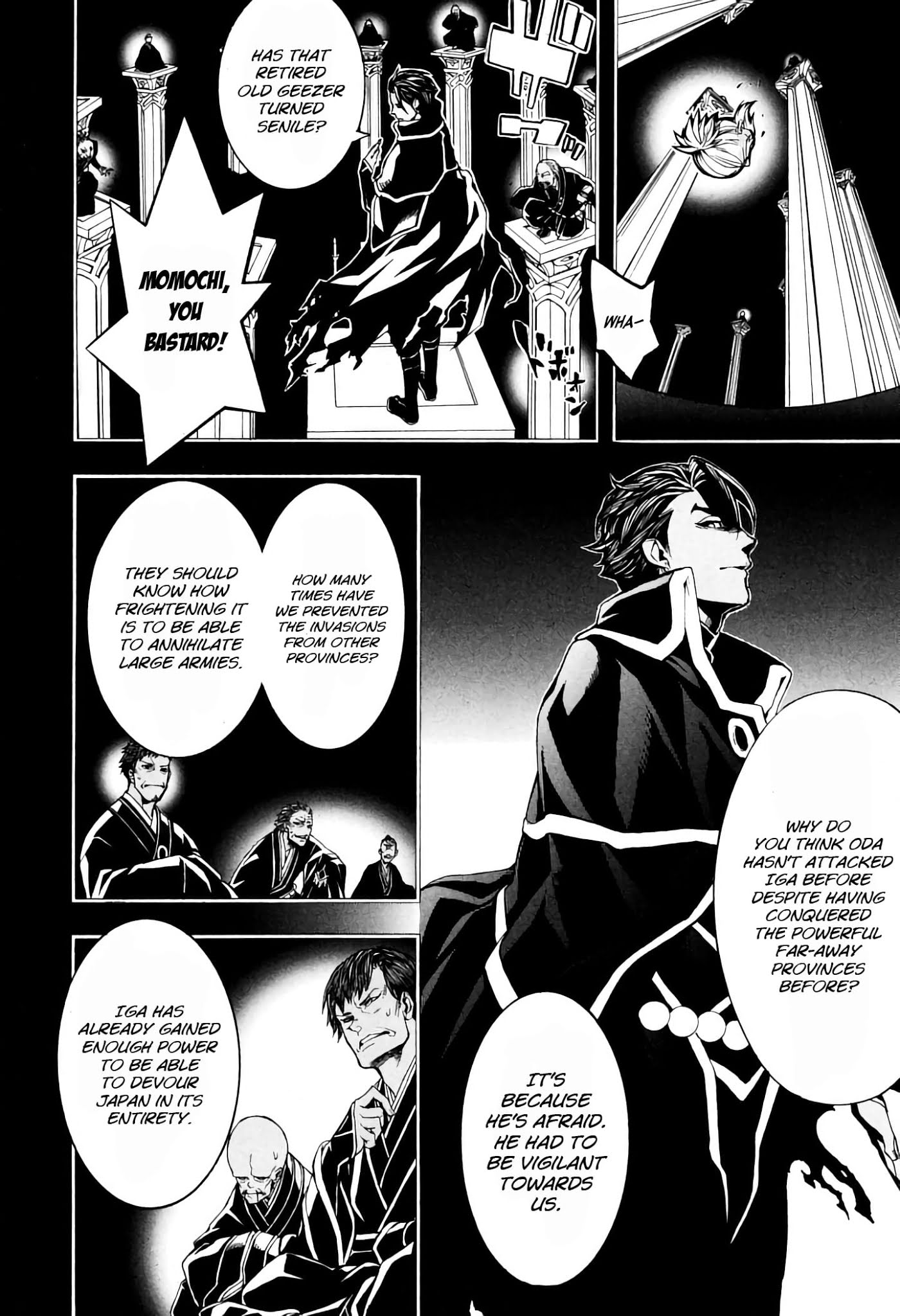 Rengoku ni Warau Chapter 38 page 12 - Chapter 38: The Mad War King, Entrusting Him to the Being of Purgatory