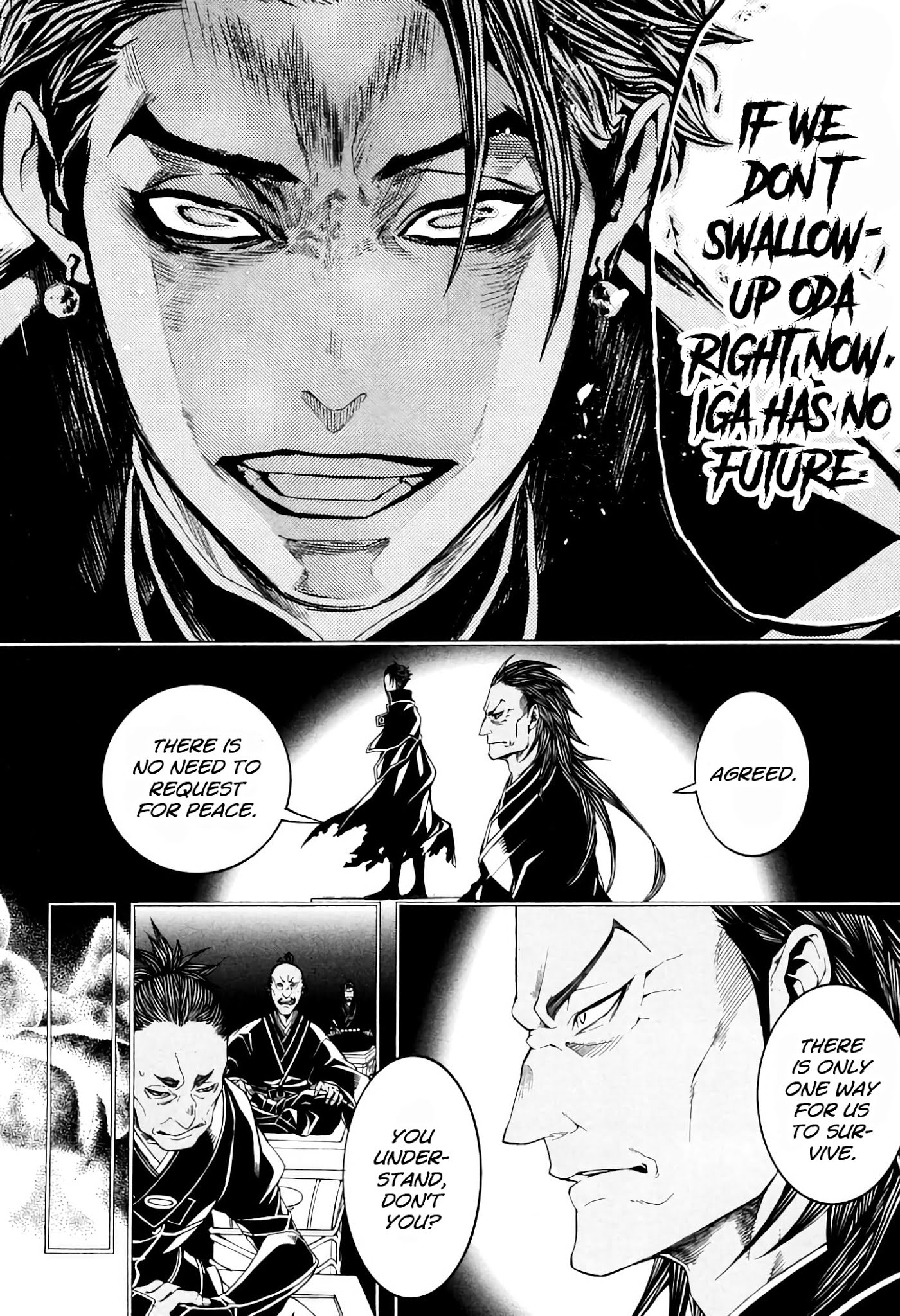 Rengoku ni Warau Chapter 38 page 13 - Chapter 38: The Mad War King, Entrusting Him to the Being of Purgatory