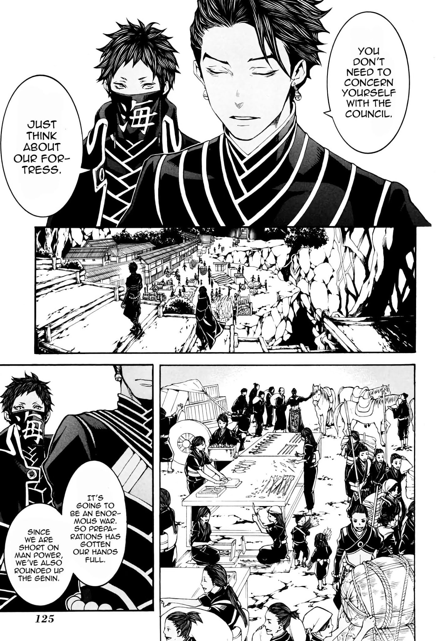 Rengoku ni Warau Chapter 38 page 14 - Chapter 38: The Mad War King, Entrusting Him to the Being of Purgatory