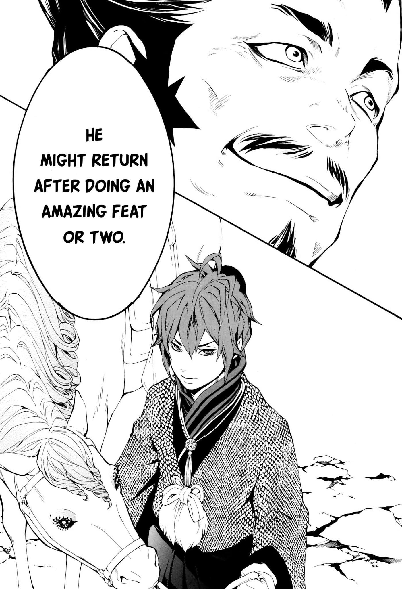 Rengoku ni Warau Chapter 38 page 31 - Chapter 38: The Mad War King, Entrusting Him to the Being of Purgatory