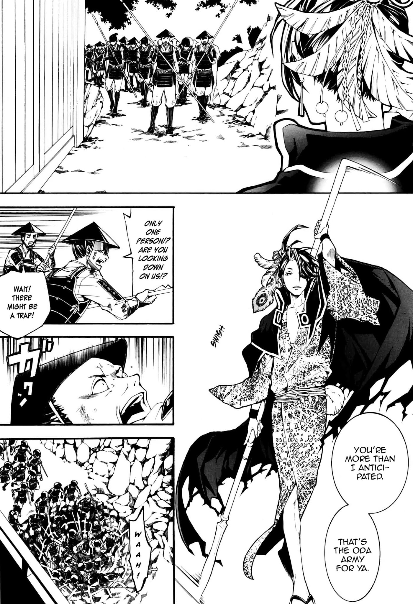Rengoku ni Warau Chapter 40 page 12 - Chapter 40: The Man from Purgatory, Laughing in the Midst of War