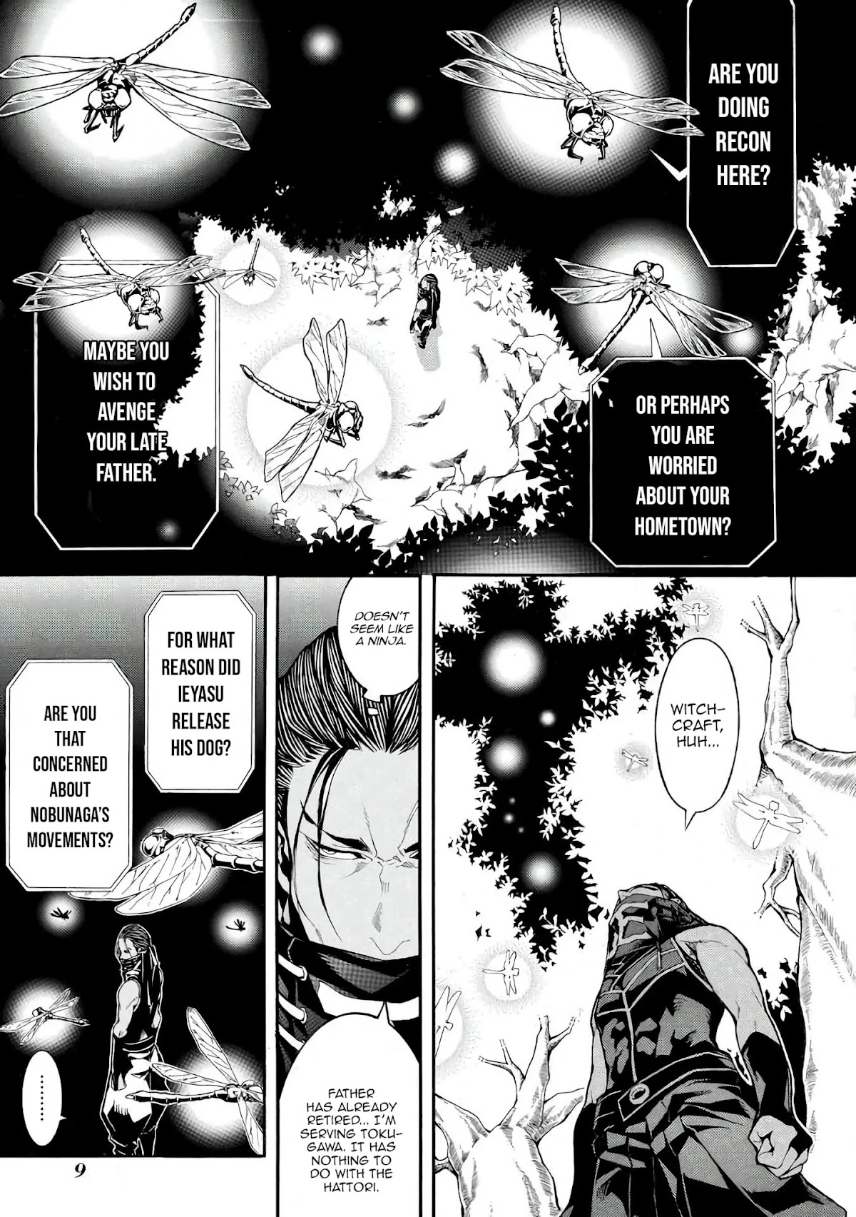 Rengoku ni Warau Chapter 41 page 10 - Chapter 41: People of Iga, A Moment of Rest