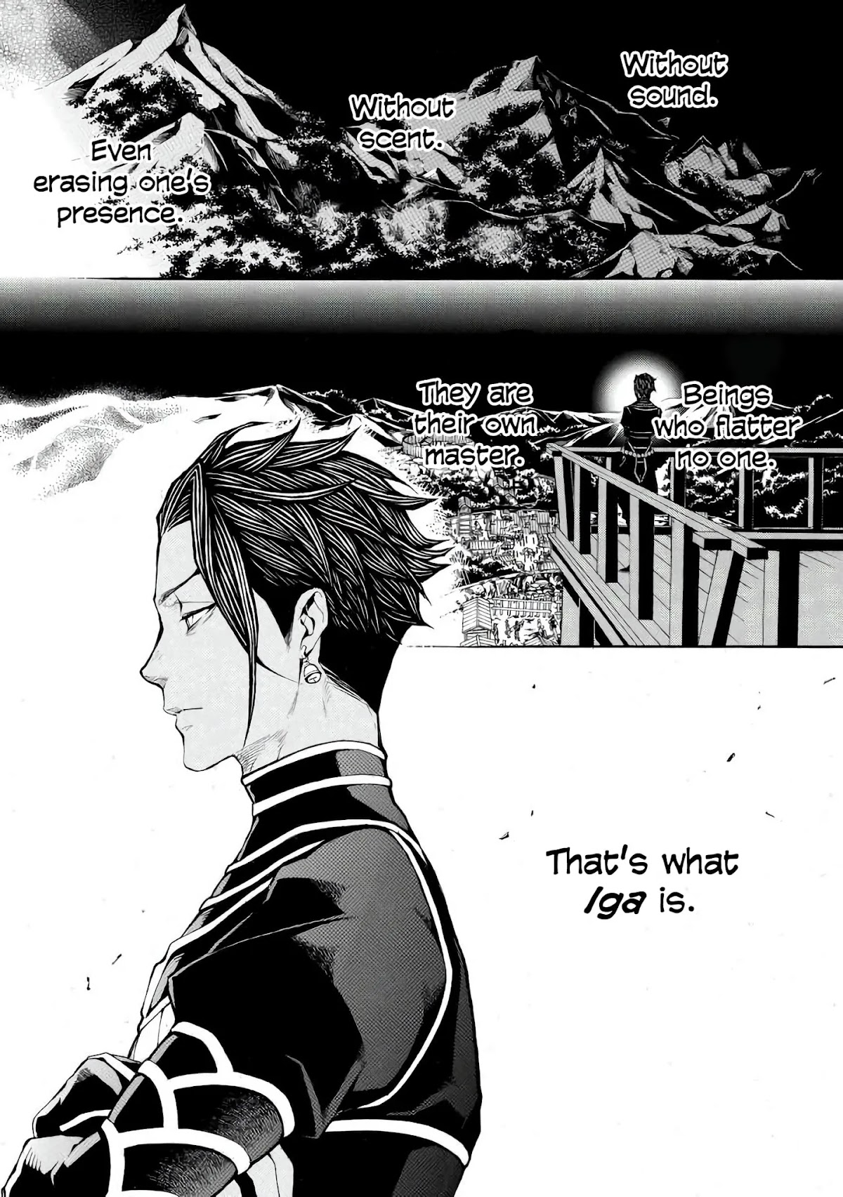 Rengoku ni Warau Chapter 41 page 13 - Chapter 41: People of Iga, A Moment of Rest