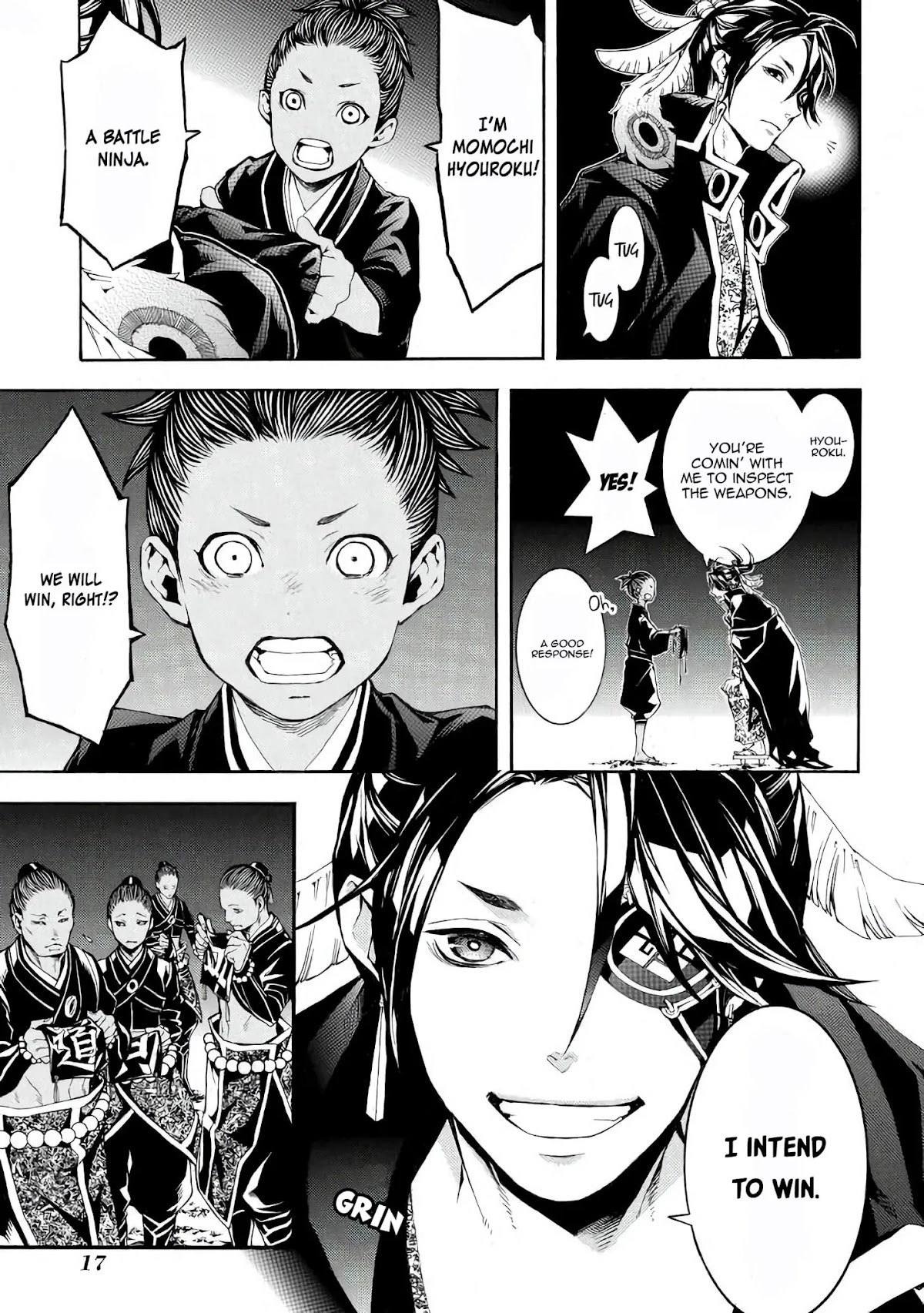 Rengoku ni Warau Chapter 41 page 17 - Chapter 41: People of Iga, A Moment of Rest
