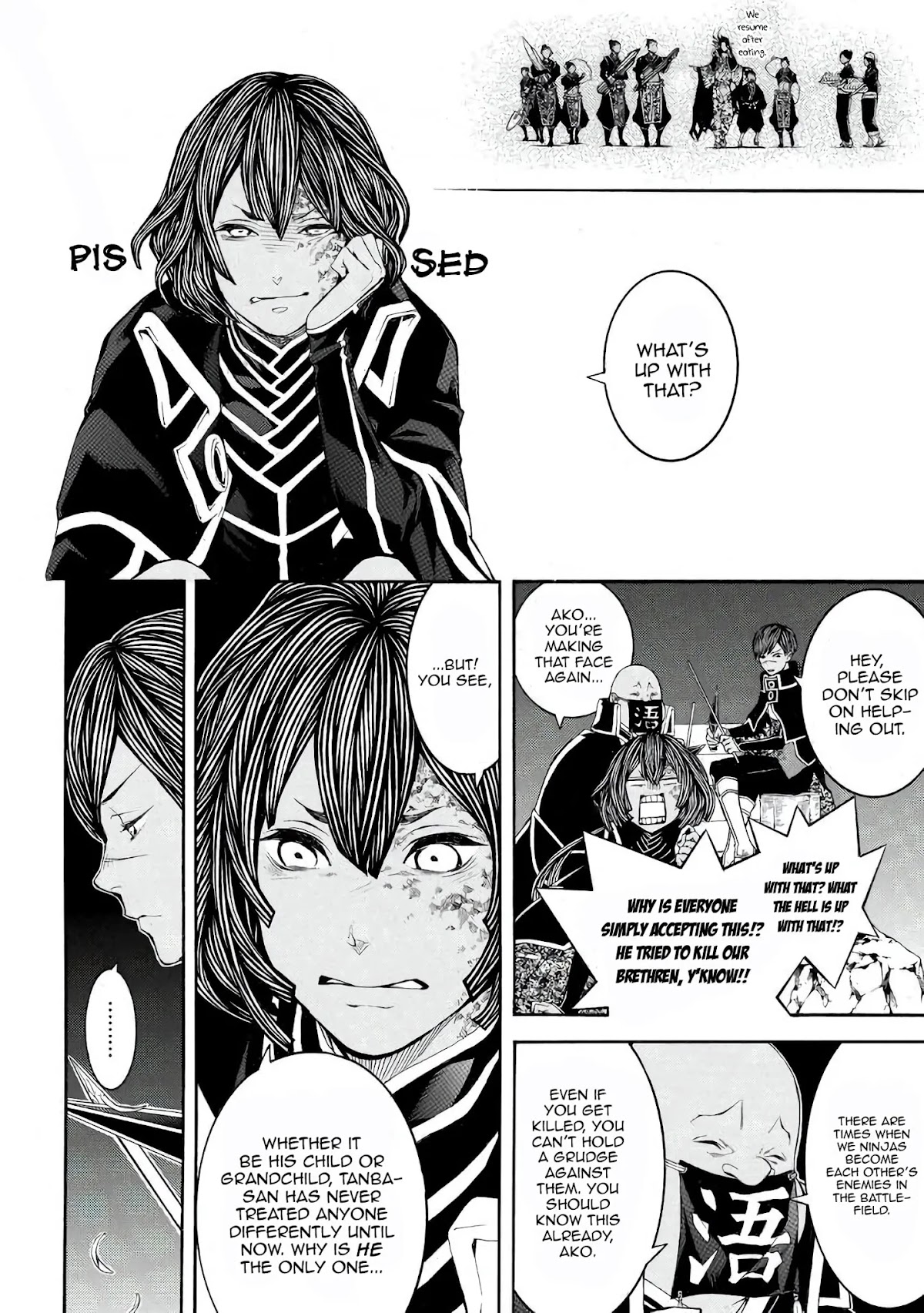 Rengoku ni Warau Chapter 41 page 18 - Chapter 41: People of Iga, A Moment of Rest