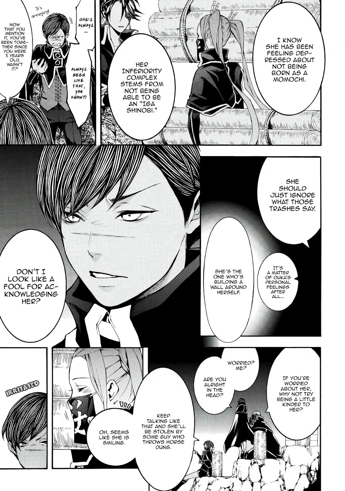 Rengoku ni Warau Chapter 41 page 21 - Chapter 41: People of Iga, A Moment of Rest