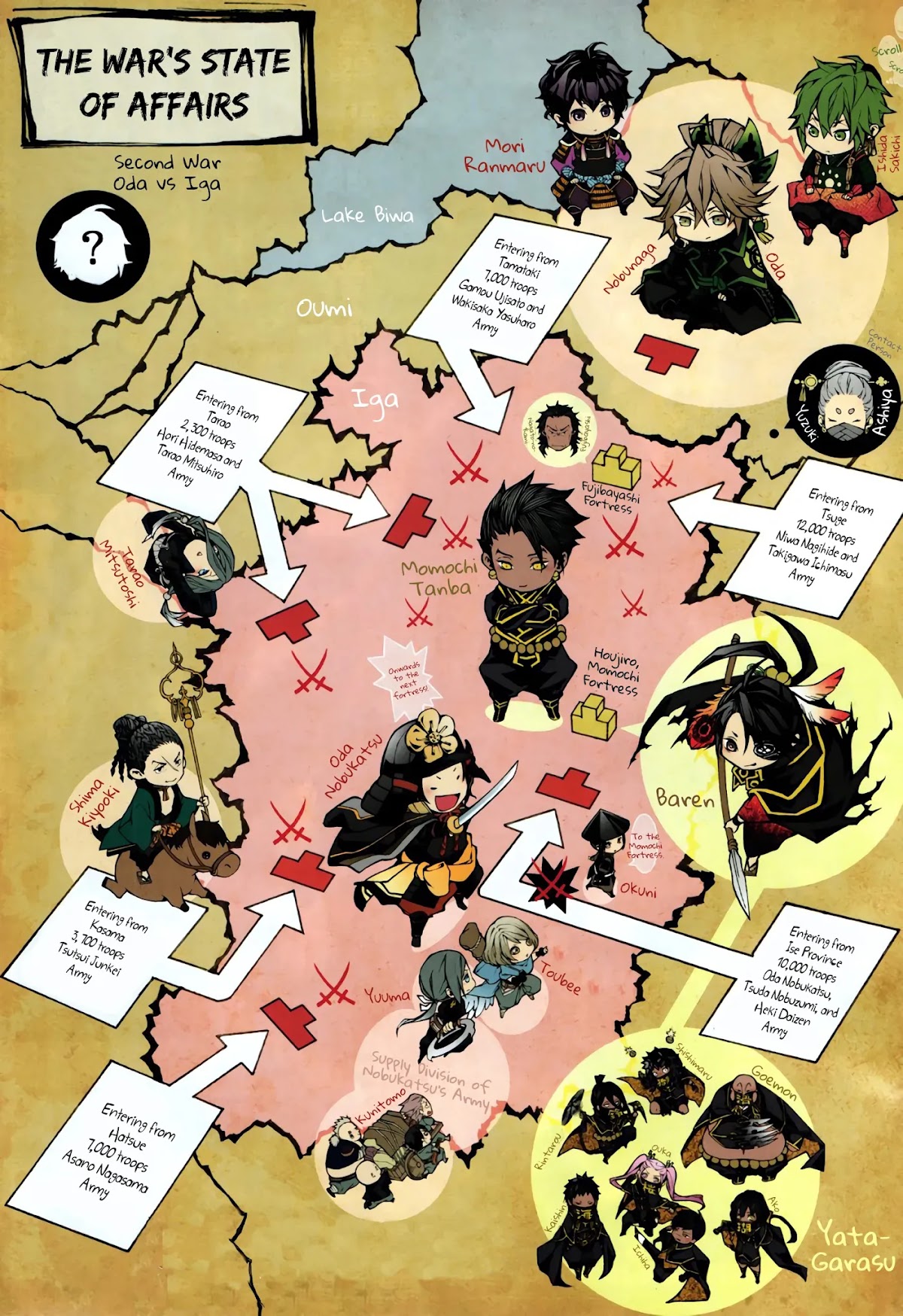 Rengoku ni Warau Chapter 41 page 5 - Chapter 41: People of Iga, A Moment of Rest