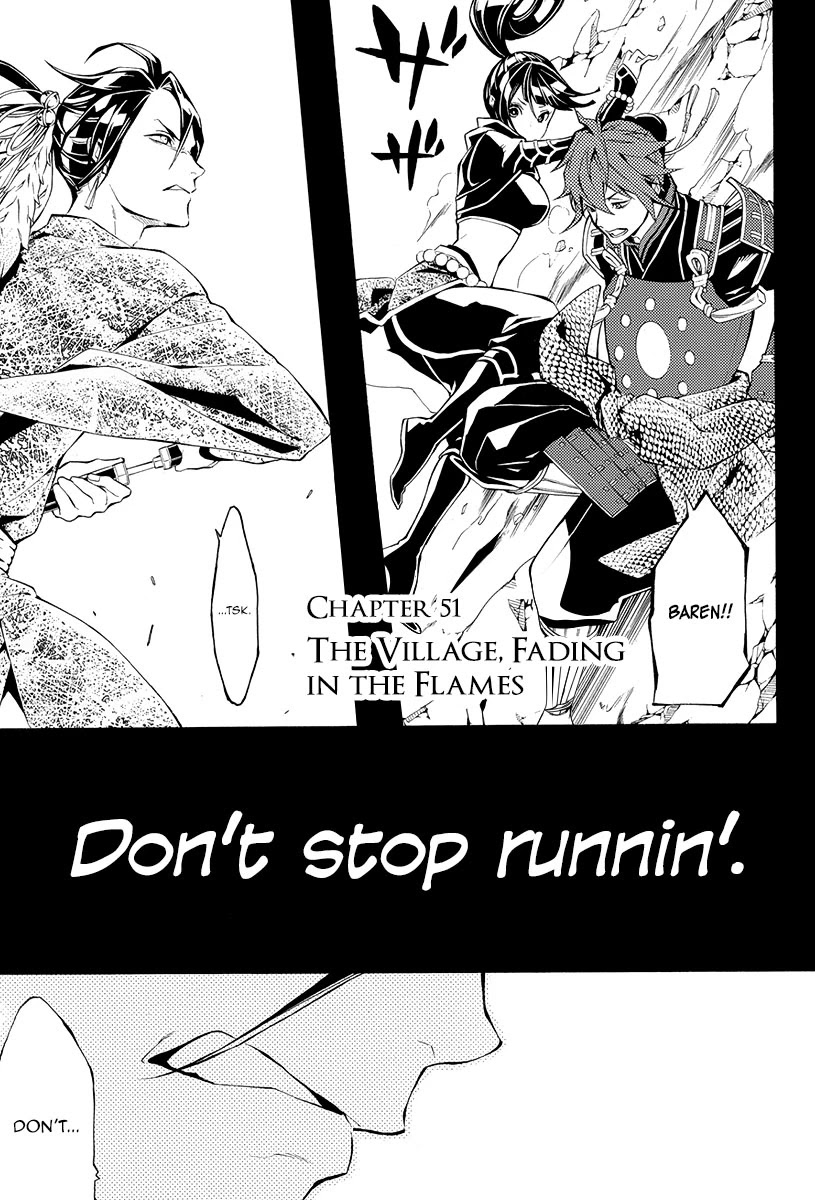 Rengoku ni Warau Chapter 51 page 1 - Chapter 51: The Village, Fading In the Flames