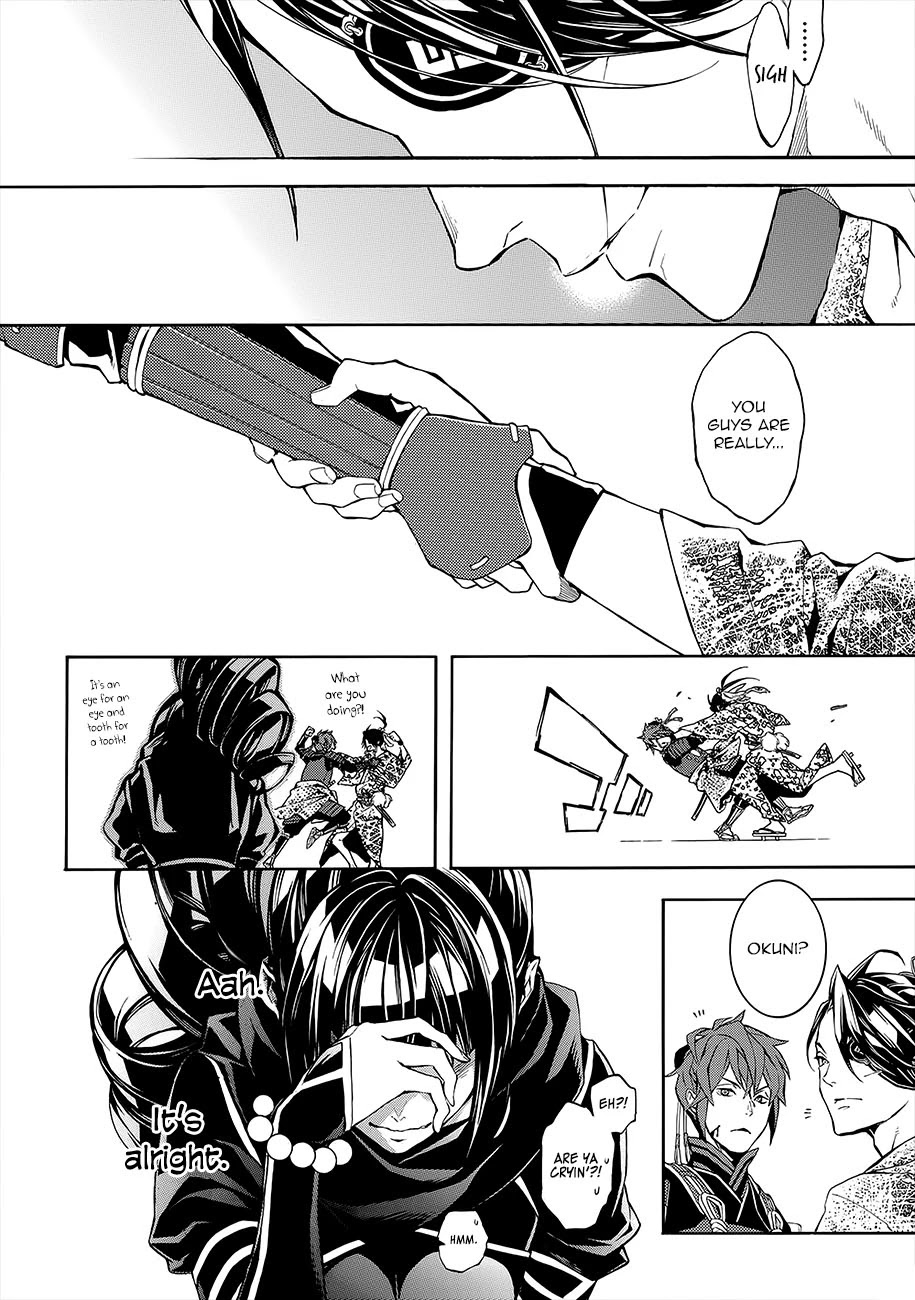 Rengoku ni Warau Chapter 51 page 22 - Chapter 51: The Village, Fading In the Flames