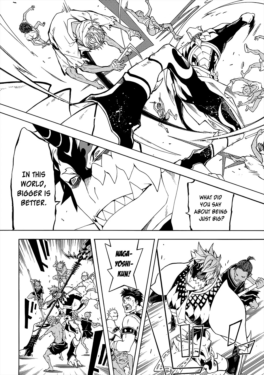 Rengoku ni Warau Chapter 53 page 10 - Chapter 53: The Simple Fellow, Scattering Through the Bursting Flames