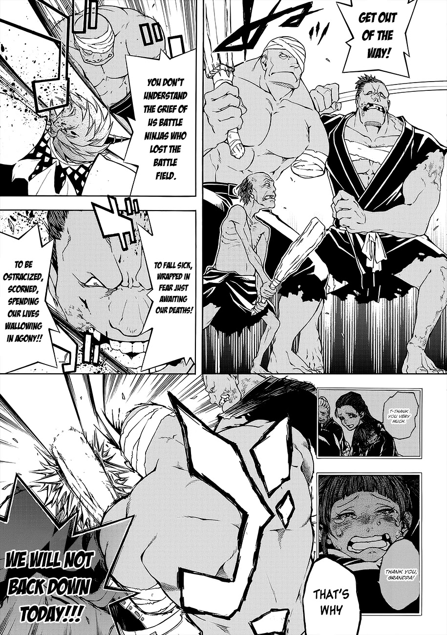 Rengoku ni Warau Chapter 53 page 11 - Chapter 53: The Simple Fellow, Scattering Through the Bursting Flames