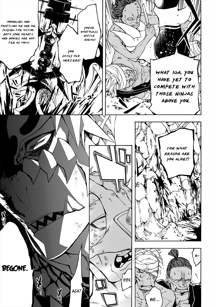 Rengoku ni Warau Chapter 53 page 15 - Chapter 53: The Simple Fellow, Scattering Through the Bursting Flames