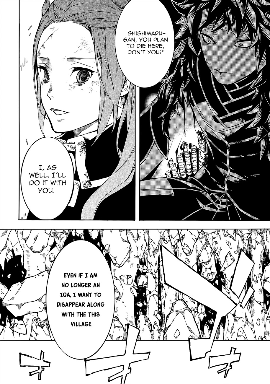 Rengoku ni Warau Chapter 53 page 22 - Chapter 53: The Simple Fellow, Scattering Through the Bursting Flames