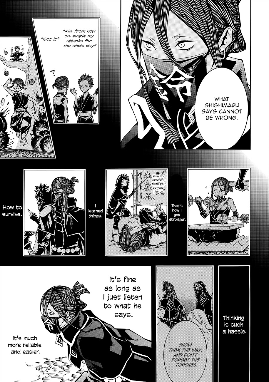 Rengoku ni Warau Chapter 53 page 3 - Chapter 53: The Simple Fellow, Scattering Through the Bursting Flames