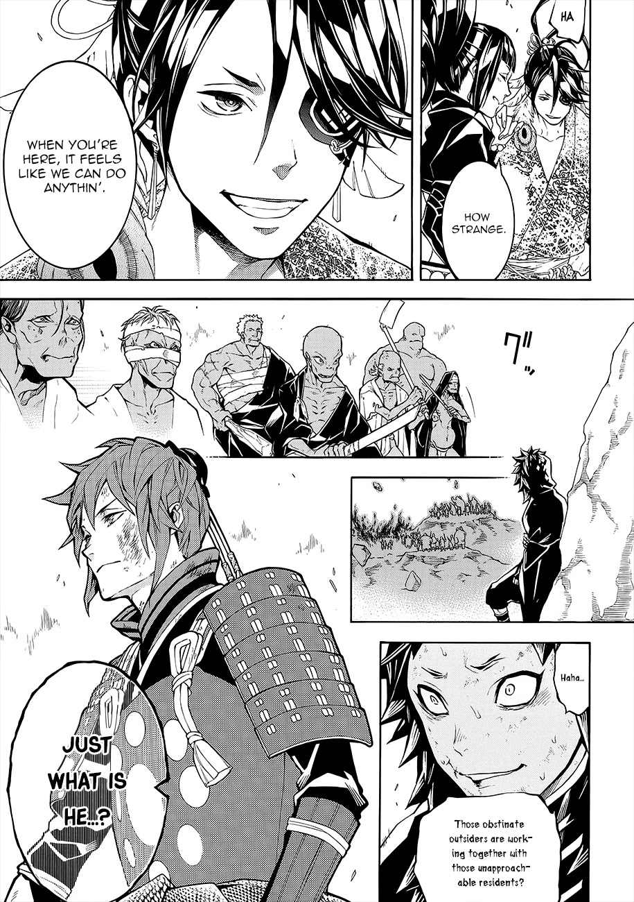 Rengoku ni Warau Chapter 53 page 33 - Chapter 53: The Simple Fellow, Scattering Through the Bursting Flames