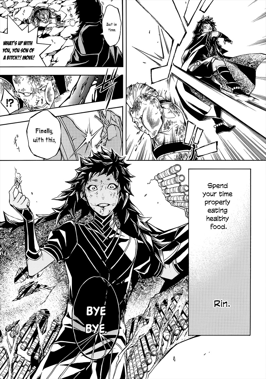 Rengoku ni Warau Chapter 53 page 35 - Chapter 53: The Simple Fellow, Scattering Through the Bursting Flames