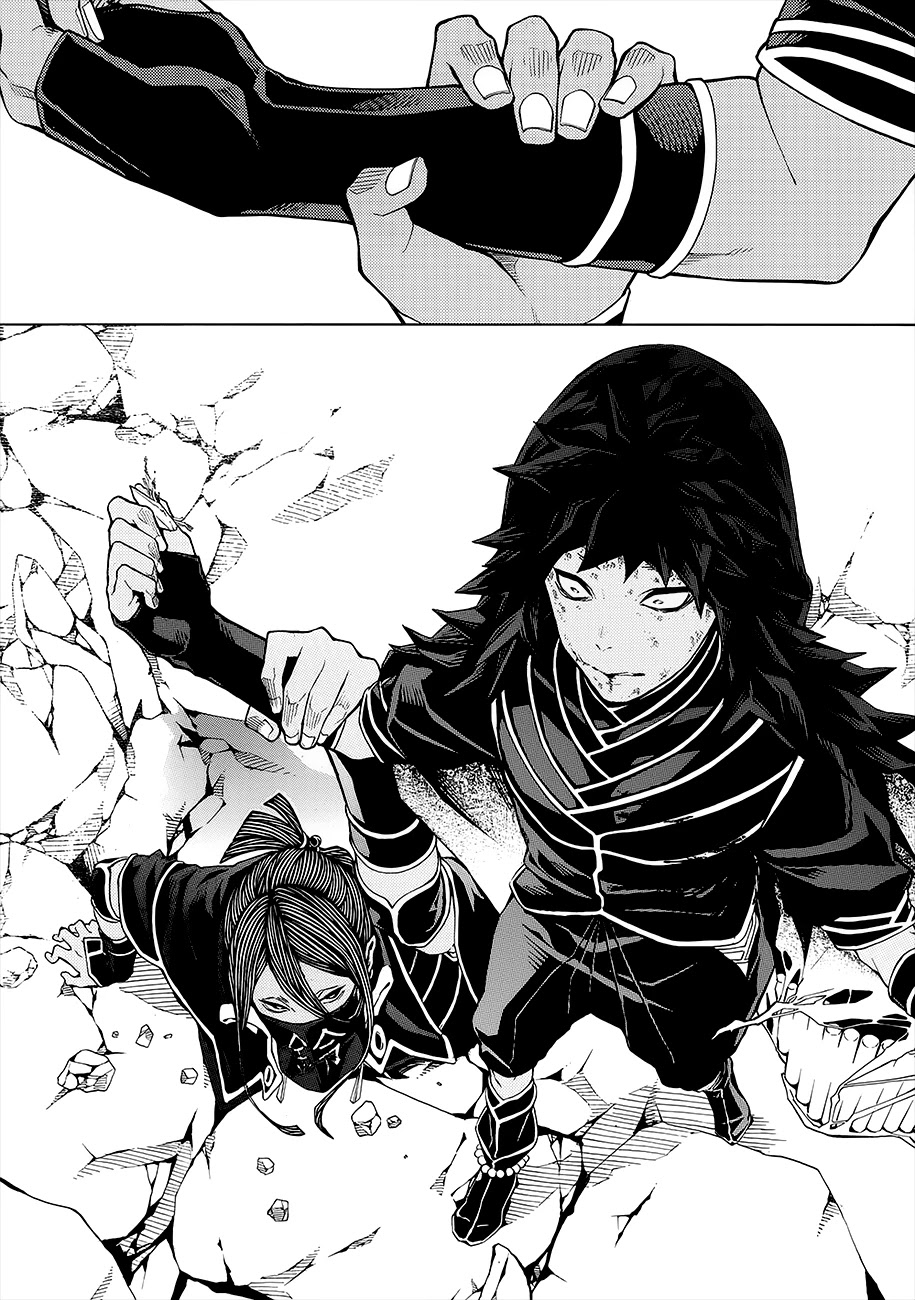 Rengoku ni Warau Chapter 53 page 36 - Chapter 53: The Simple Fellow, Scattering Through the Bursting Flames
