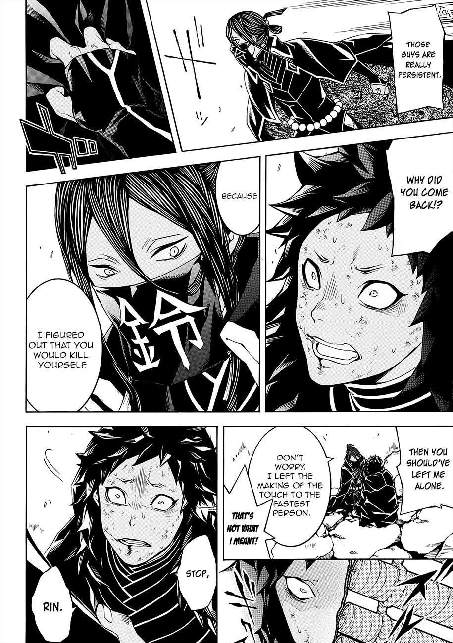 Rengoku ni Warau Chapter 53 page 38 - Chapter 53: The Simple Fellow, Scattering Through the Bursting Flames