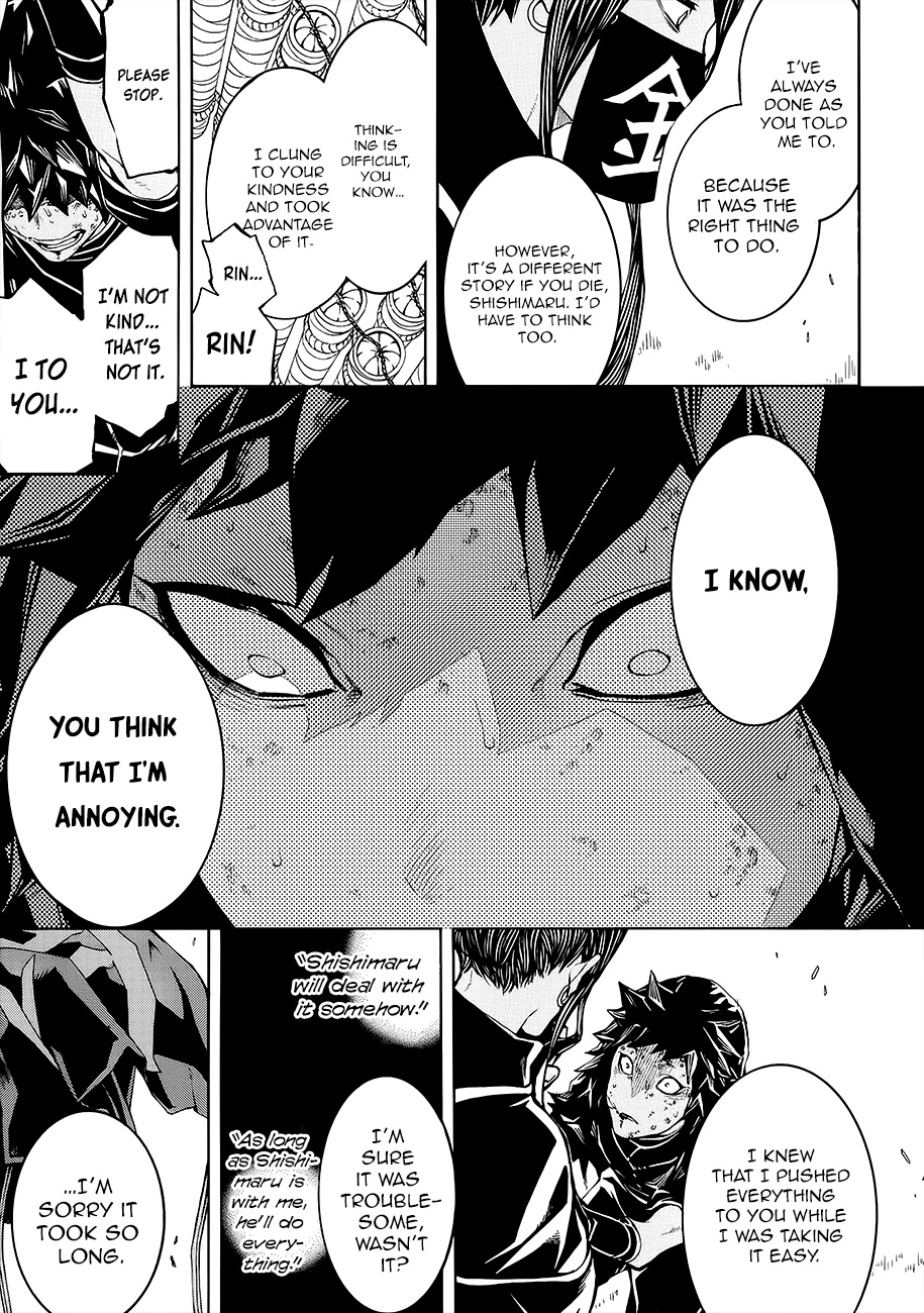 Rengoku ni Warau Chapter 53 page 39 - Chapter 53: The Simple Fellow, Scattering Through the Bursting Flames