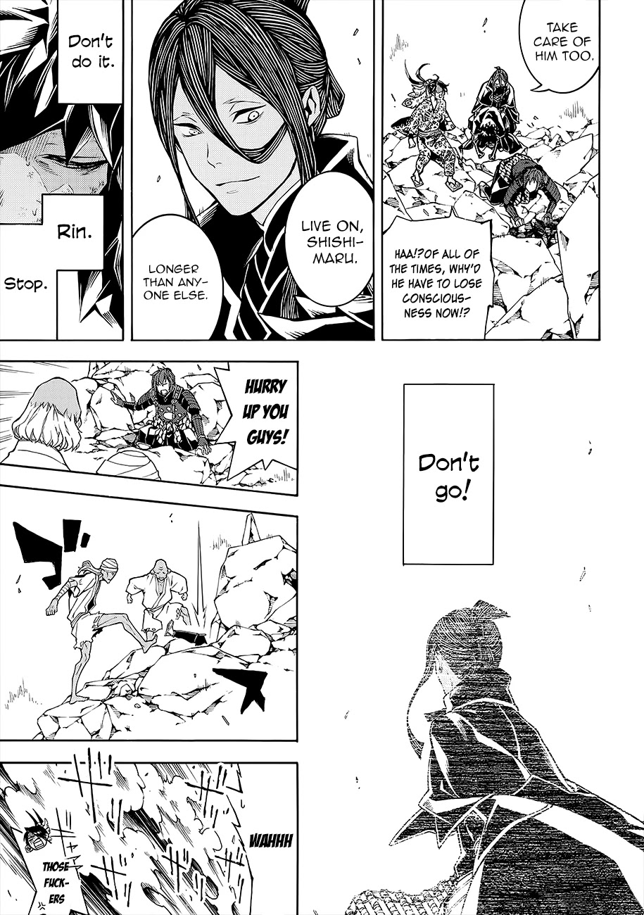 Rengoku ni Warau Chapter 53 page 41 - Chapter 53: The Simple Fellow, Scattering Through the Bursting Flames