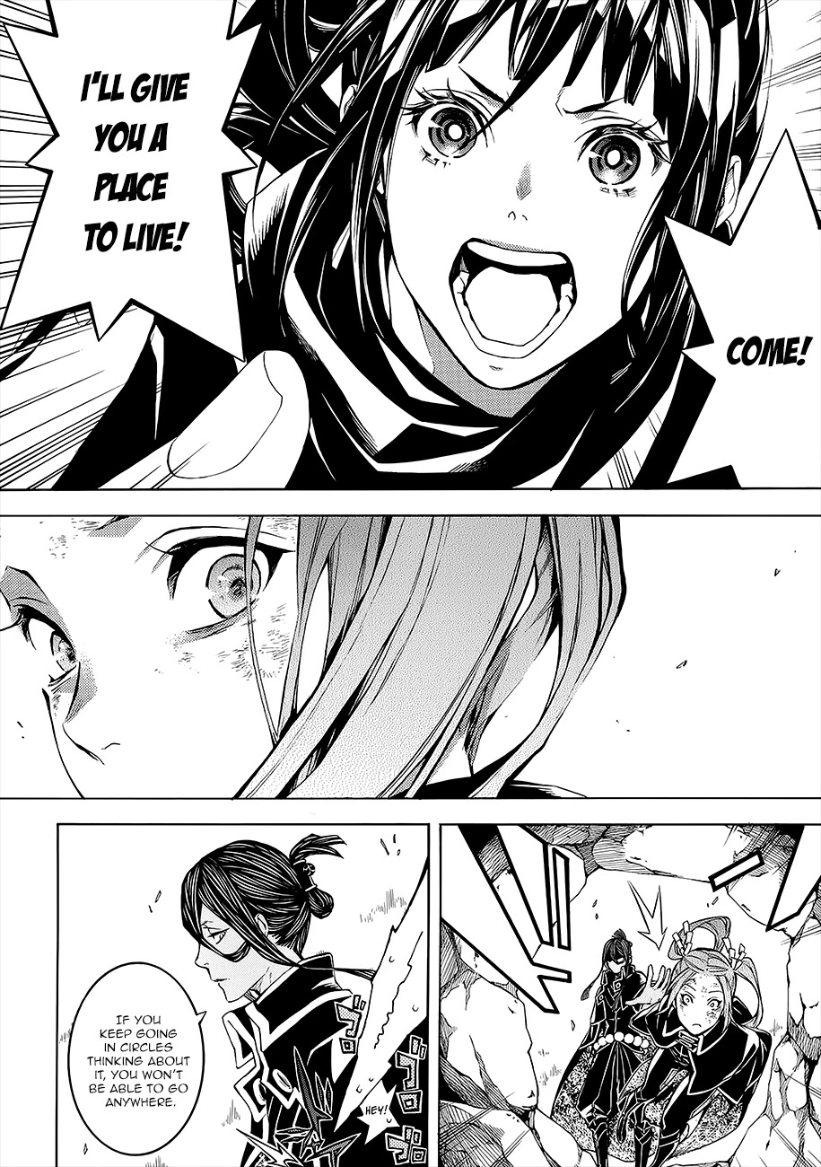 Rengoku ni Warau Chapter 53 page 44 - Chapter 53: The Simple Fellow, Scattering Through the Bursting Flames