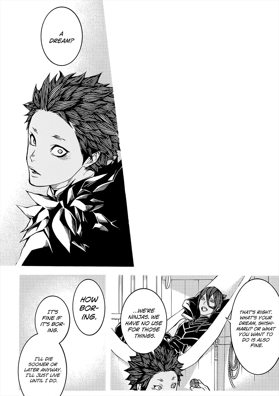 Rengoku ni Warau Chapter 53 page 48 - Chapter 53: The Simple Fellow, Scattering Through the Bursting Flames