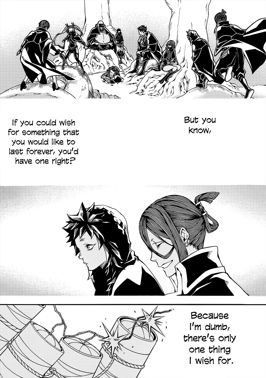 Rengoku ni Warau Chapter 53 page 50 - Chapter 53: The Simple Fellow, Scattering Through the Bursting Flames