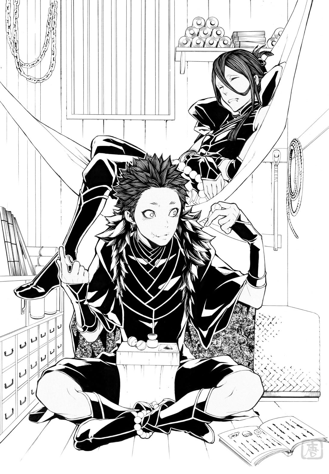 Rengoku ni Warau Chapter 53 page 56 - Chapter 53: The Simple Fellow, Scattering Through the Bursting Flames