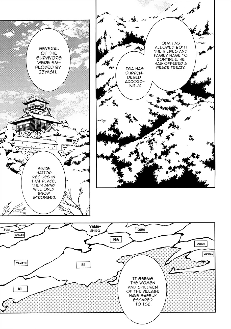 Rengoku ni Warau Chapter 55 page 13 - Chapter 55: The Three Siblings from Purgatory, Reuniting in Oumi