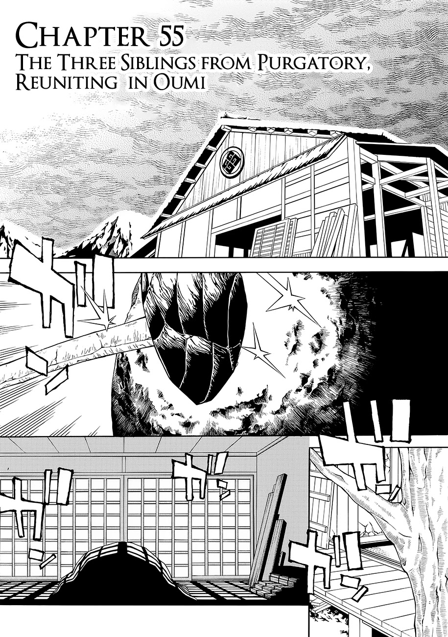 Rengoku ni Warau Chapter 55 page 5 - Chapter 55: The Three Siblings from Purgatory, Reuniting in Oumi