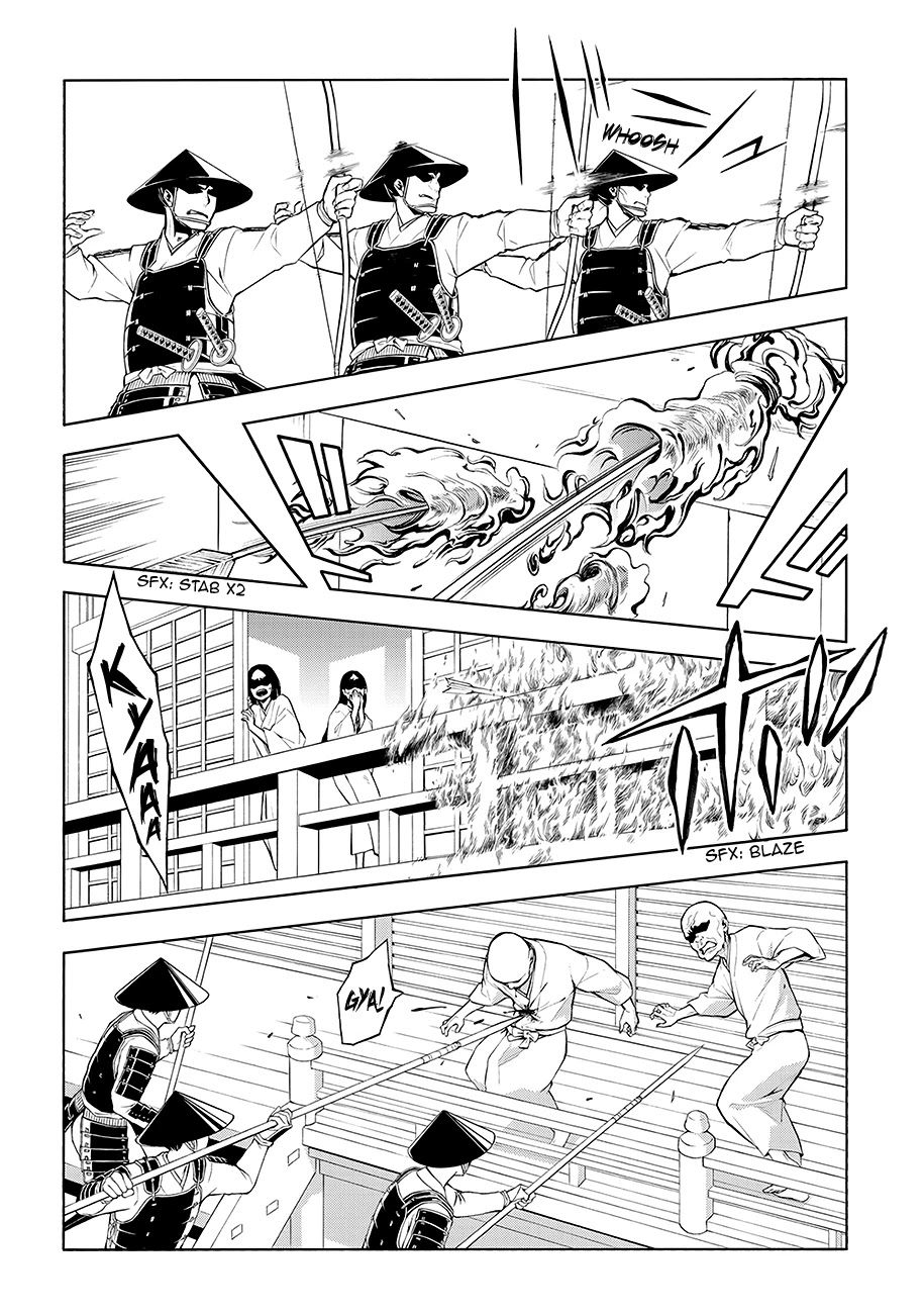 Rengoku ni Warau Chapter 62 page 15 - Chapter 62: Kyoto, Swirling in a Sea of Flames