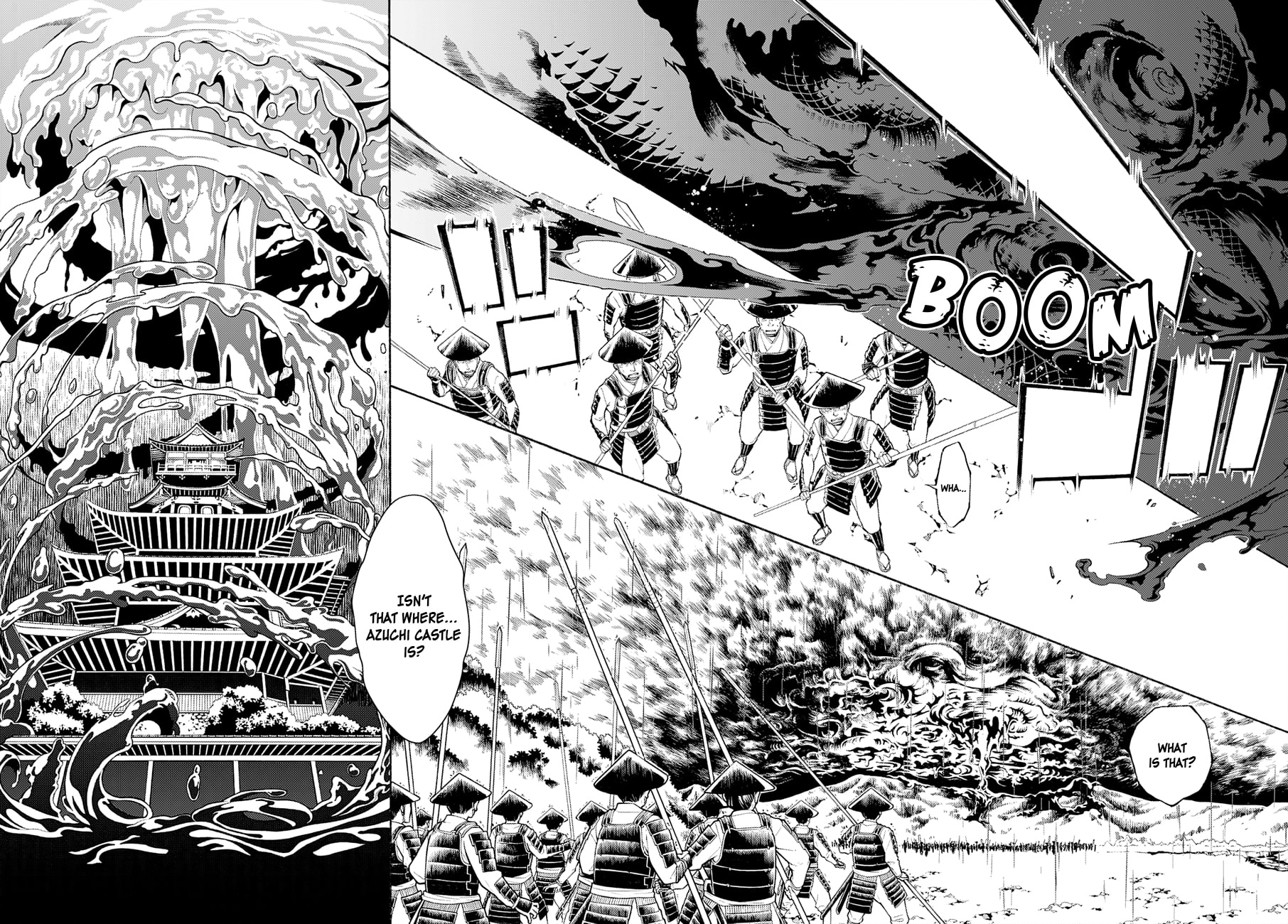 Rengoku ni Warau Chapter 66 page 30 - Chapter 66: The Demon Child, Falling Under the Cloudy Sky