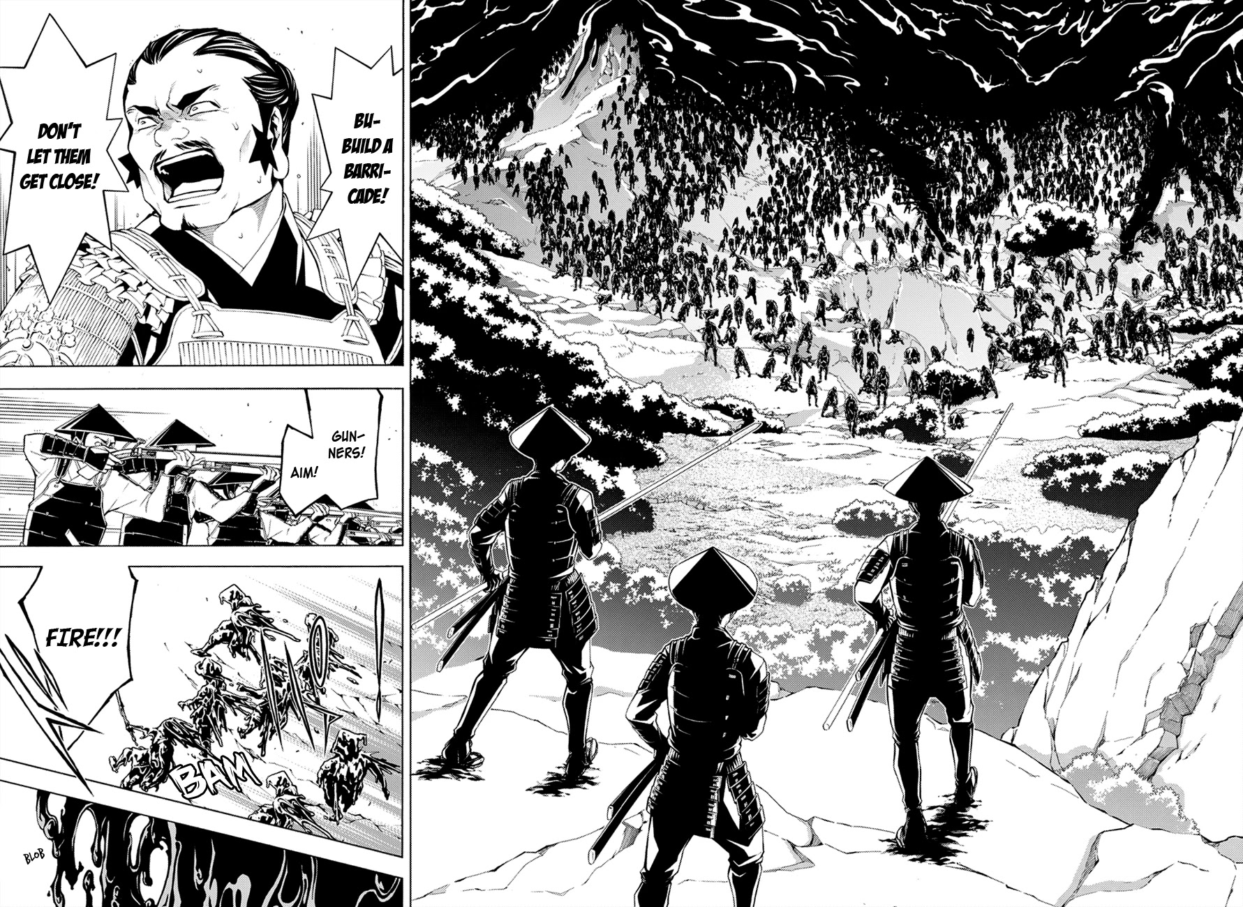 Rengoku ni Warau Chapter 69 page 11 - Chapter 69: The Three Generals, Meeting with Hell