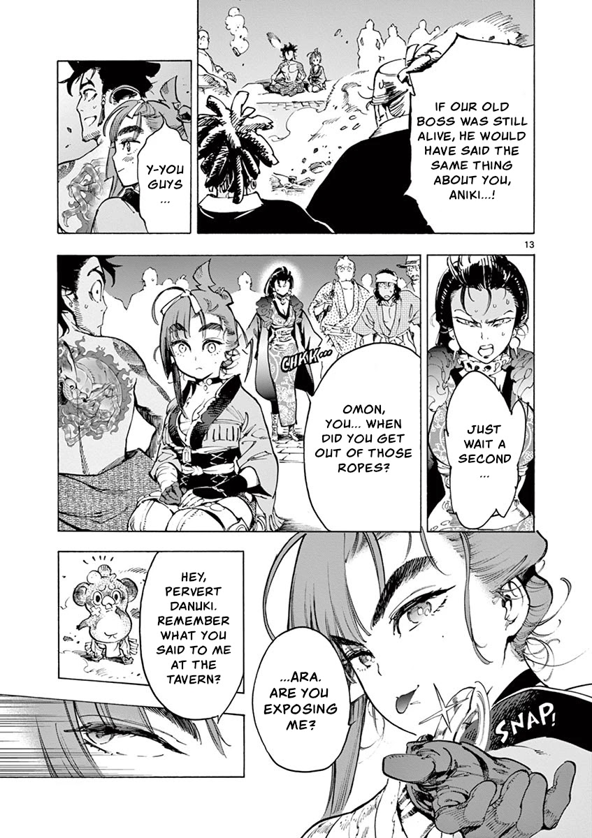 Renjou Desperado Chapter 12 page 13 - Chapter 12: Spider Silk Rendezvous: Final Scene