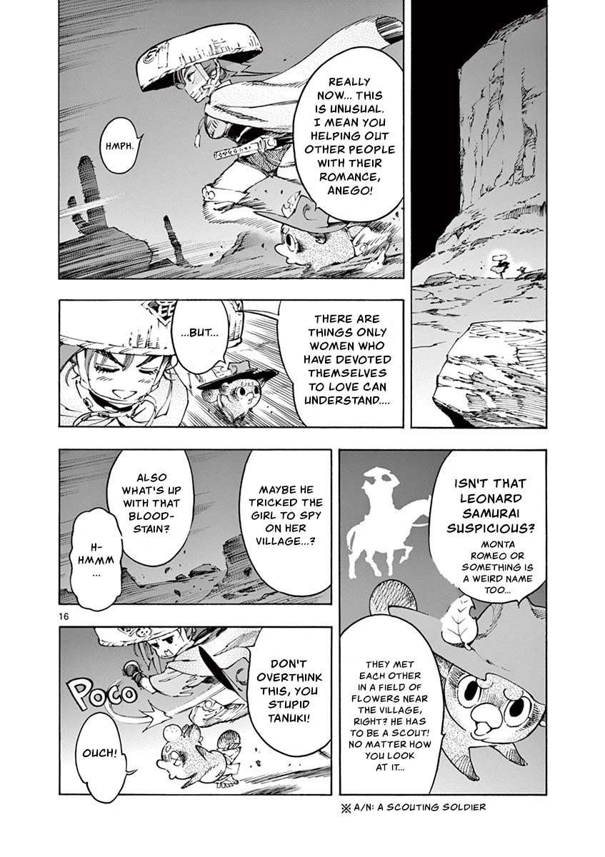 Renjou Desperado Chapter 14 page 16 - Chapter 14: Lovelornness at the Samurai Fort: Opening Scene