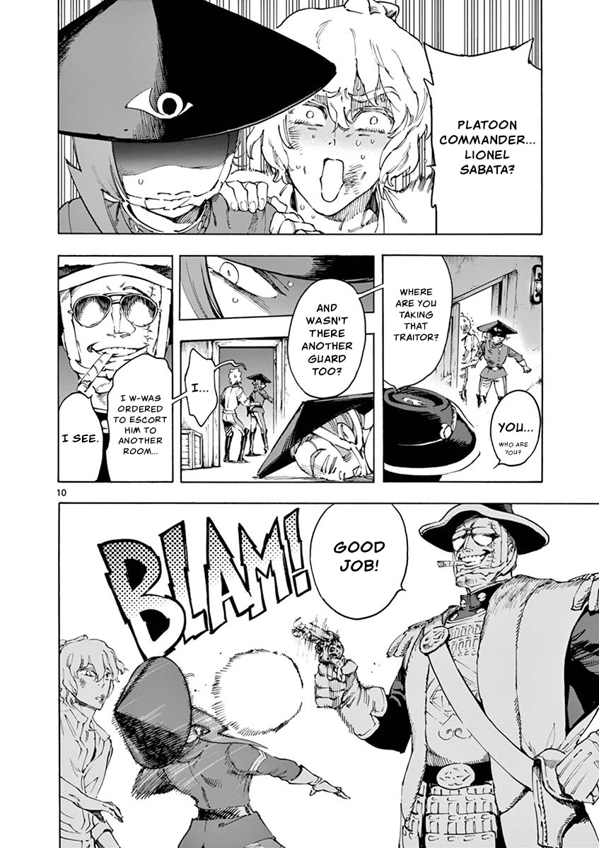 Renjou Desperado Chapter 15 page 10 - Chapter 15: Lovelornness at the Samurai Fort: Second Scene