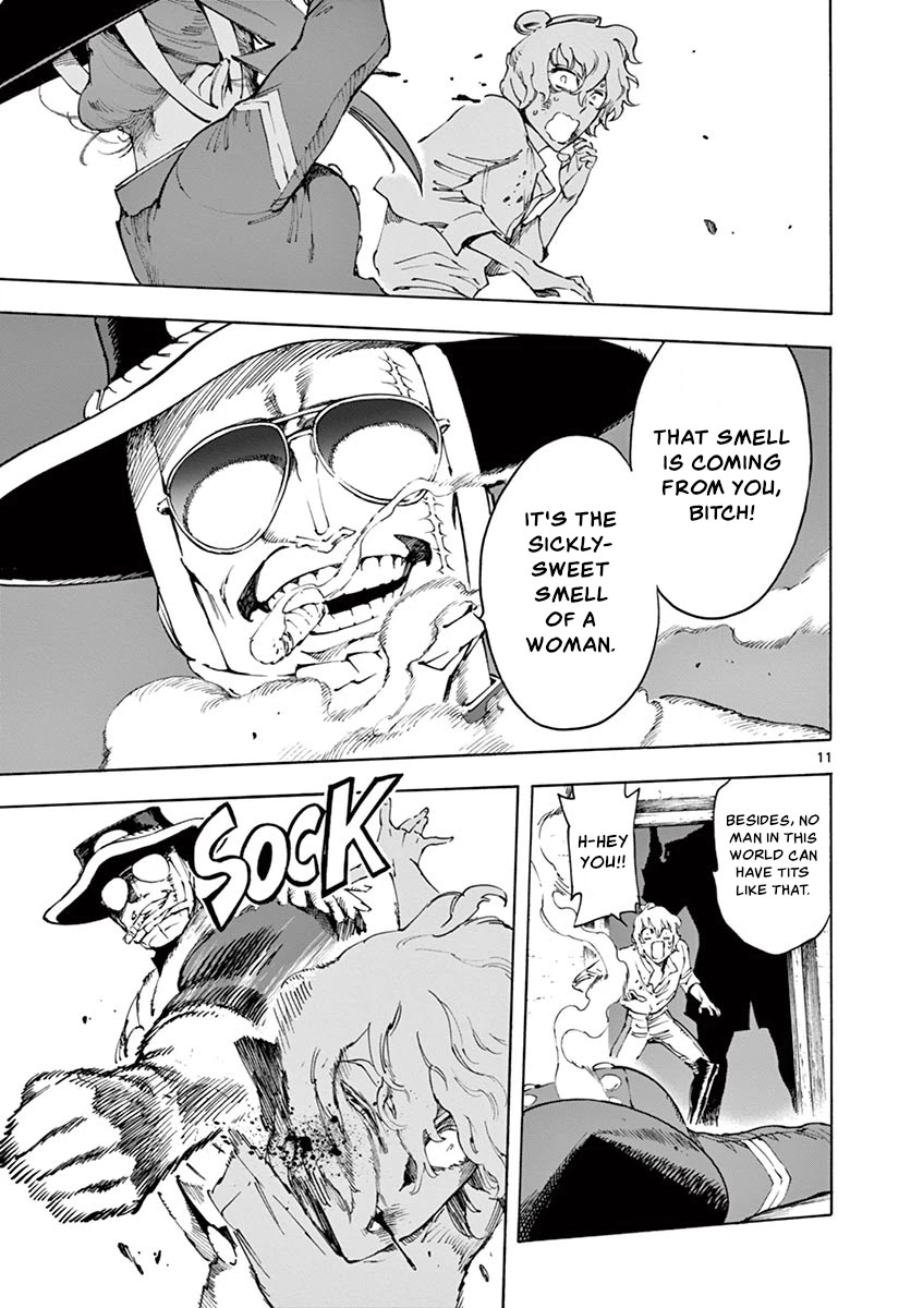 Renjou Desperado Chapter 15 page 11 - Chapter 15: Lovelornness at the Samurai Fort: Second Scene