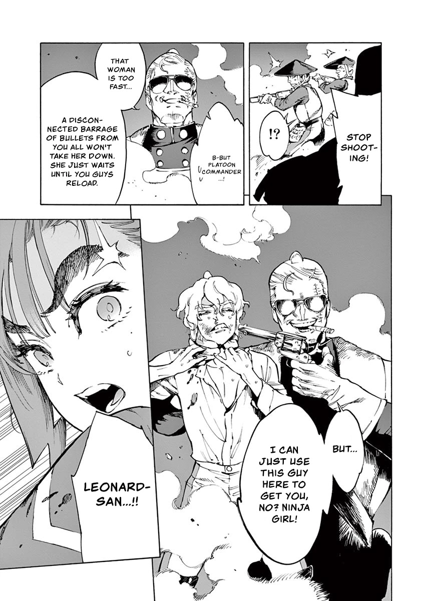 Renjou Desperado Chapter 15 page 21 - Chapter 15: Lovelornness at the Samurai Fort: Second Scene