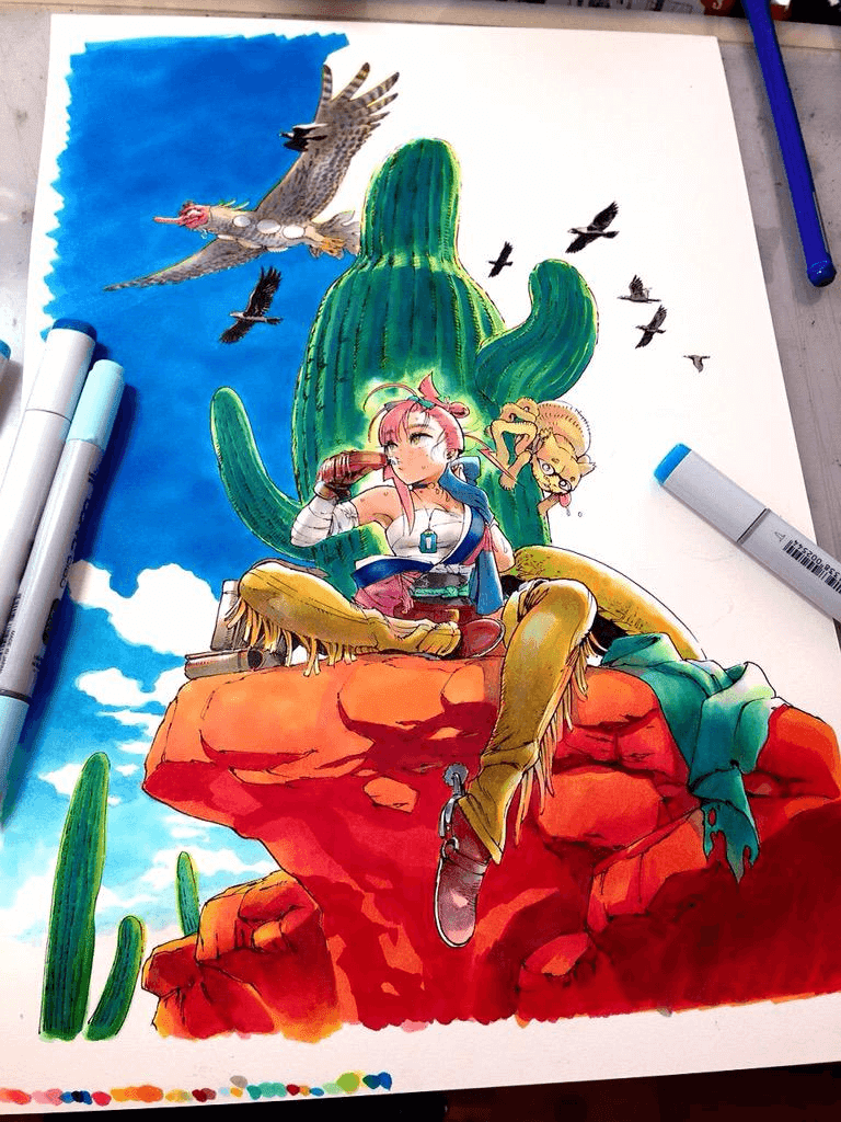 Renjou Desperado Chapter 15 page 34 - Chapter 15: Lovelornness at the Samurai Fort: Second Scene