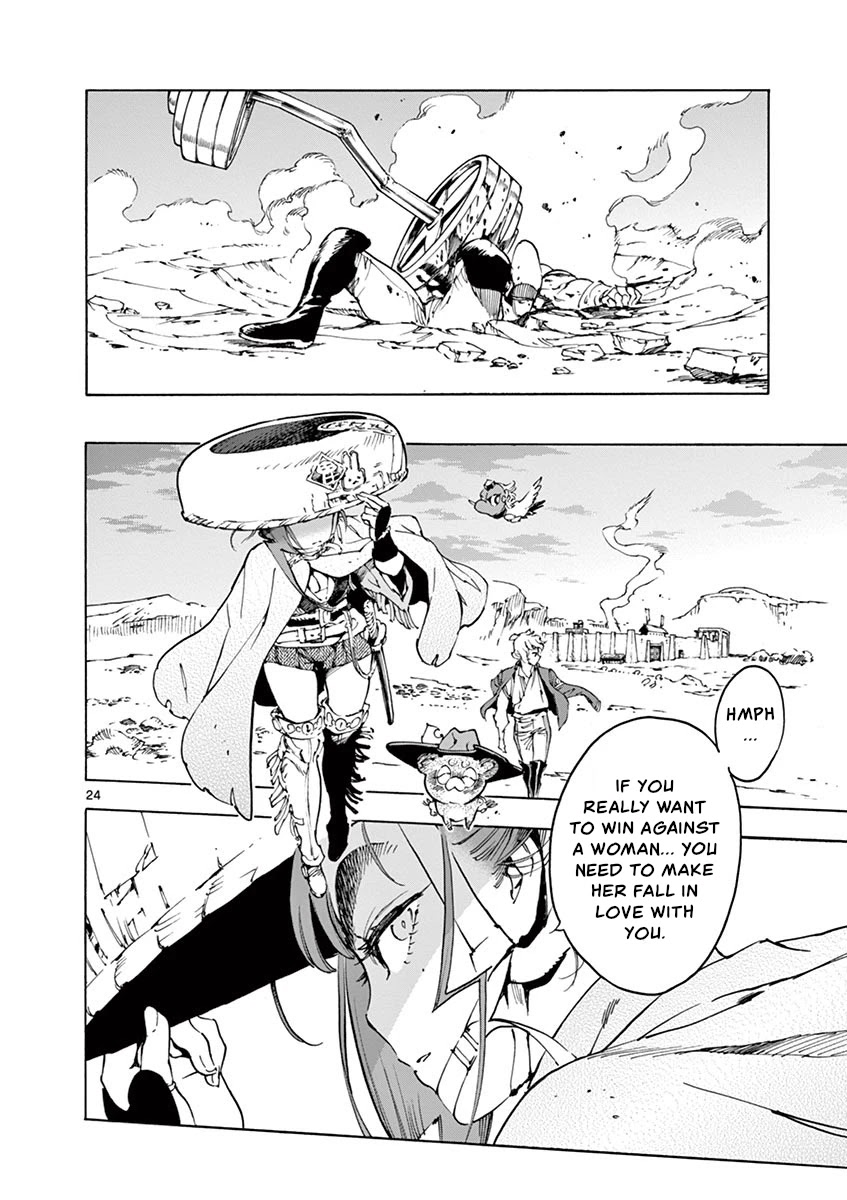 Renjou Desperado Chapter 16 page 23 - Chapter 16: Lovelornness at the Samurai Fort: Final Scene
