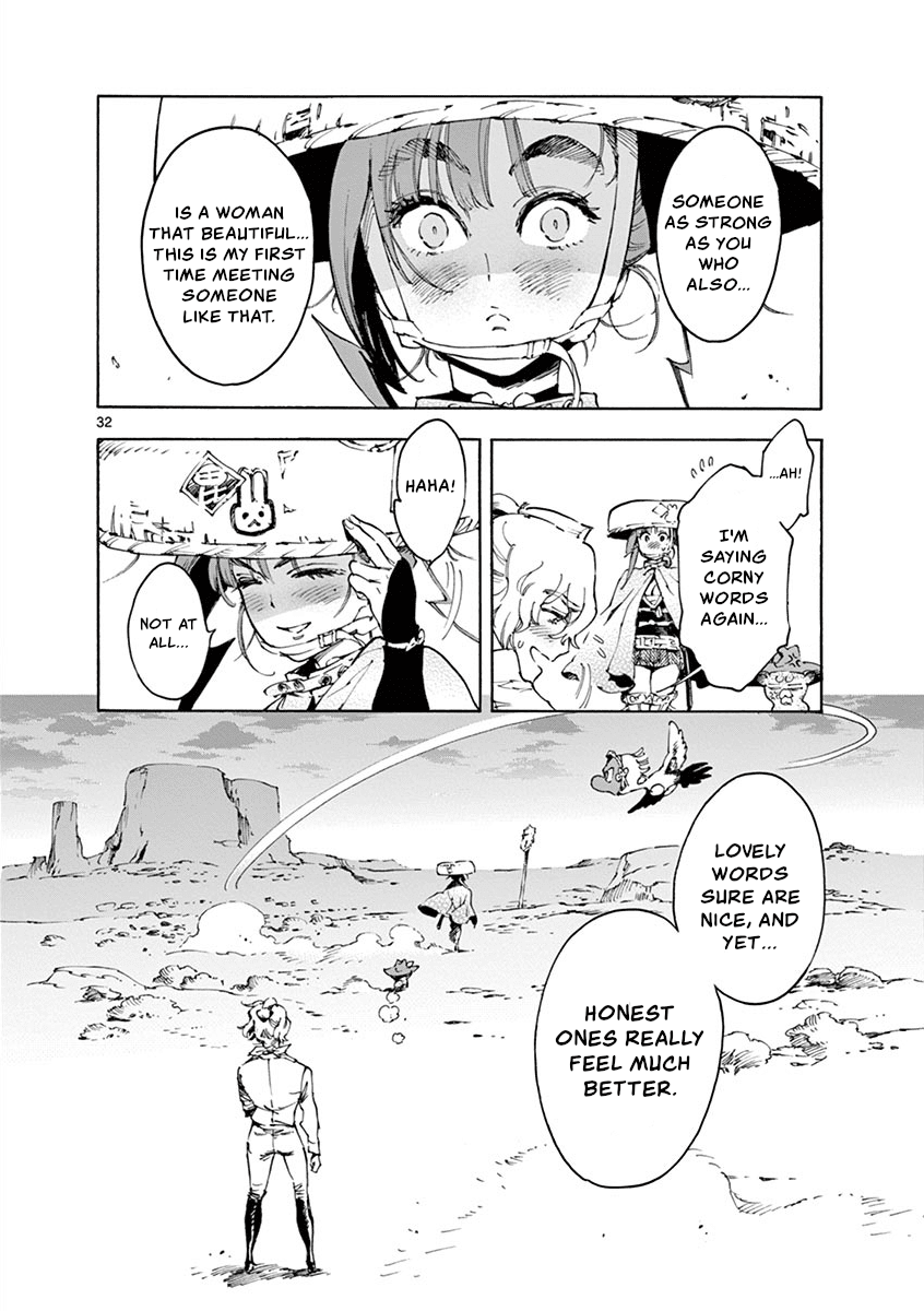 Renjou Desperado Chapter 16 page 31 - Chapter 16: Lovelornness at the Samurai Fort: Final Scene