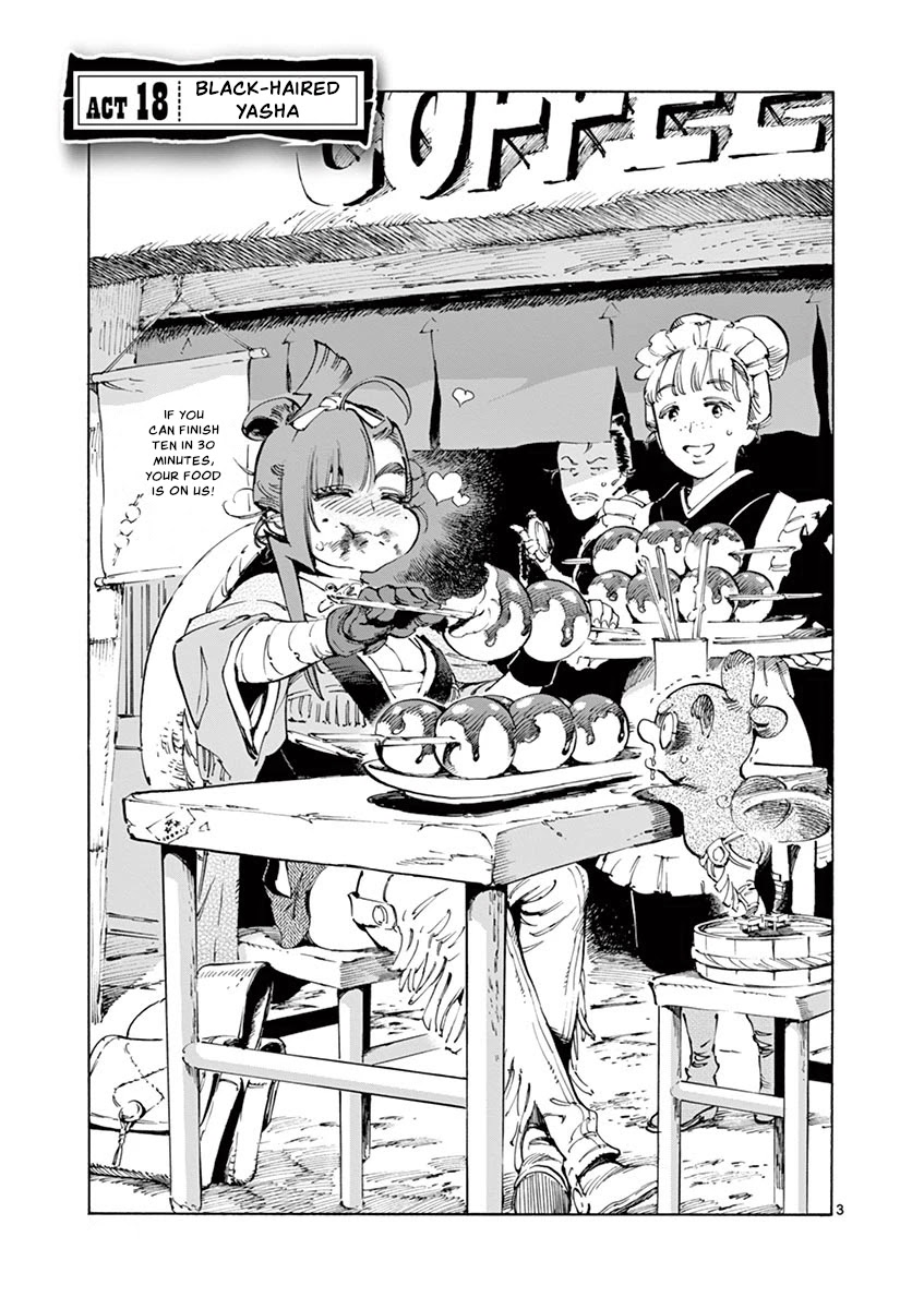 Renjou Desperado Chapter 18 page 3 - Chapter 18: Black-haired Yasha