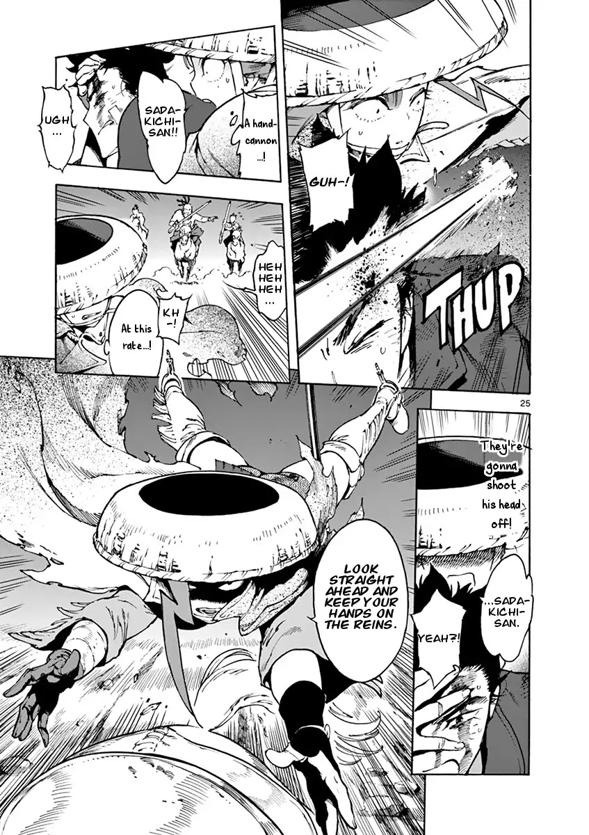 Renjou Desperado Chapter 2 page 25 - Chapter 2: The Girl and The Villain, Twenty Mile Race
