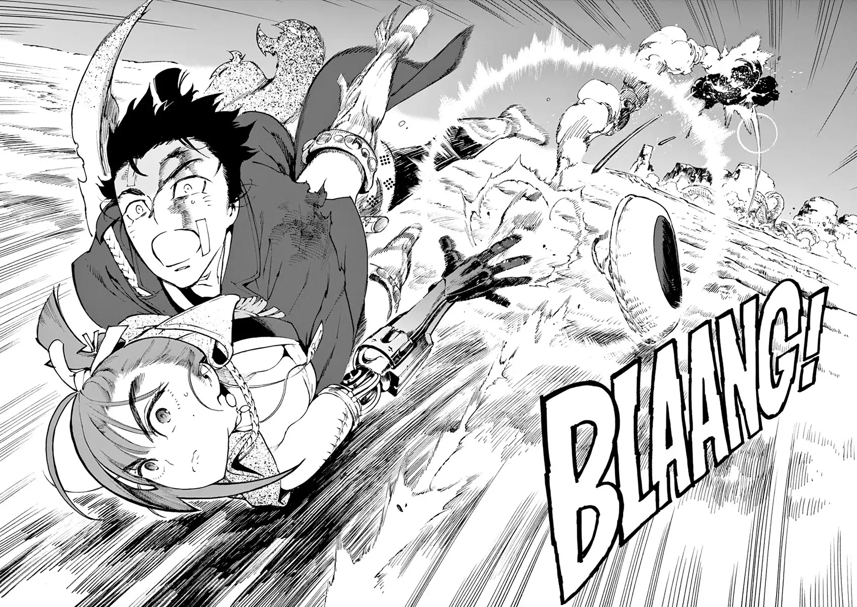 Renjou Desperado Chapter 2 page 38 - Chapter 2: The Girl and The Villain, Twenty Mile Race