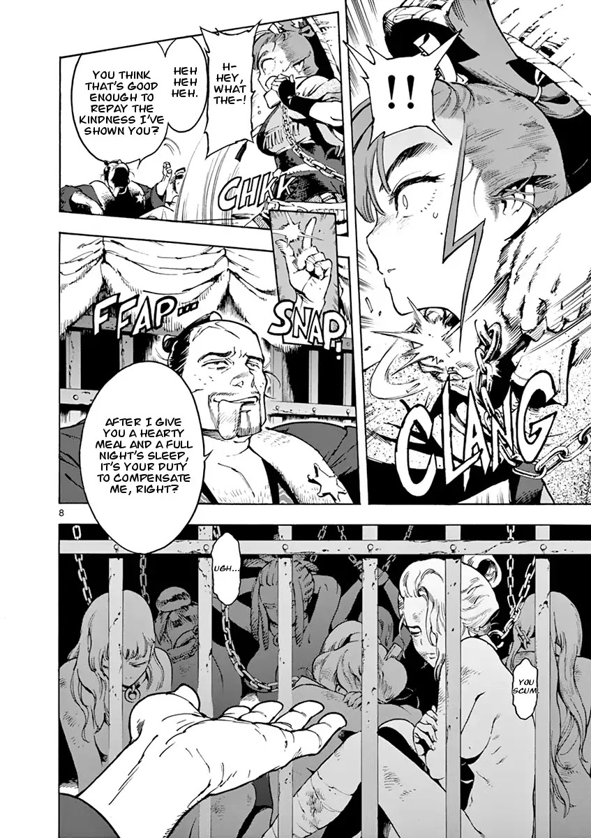 Renjou Desperado Chapter 2 page 8 - Chapter 2: The Girl and The Villain, Twenty Mile Race